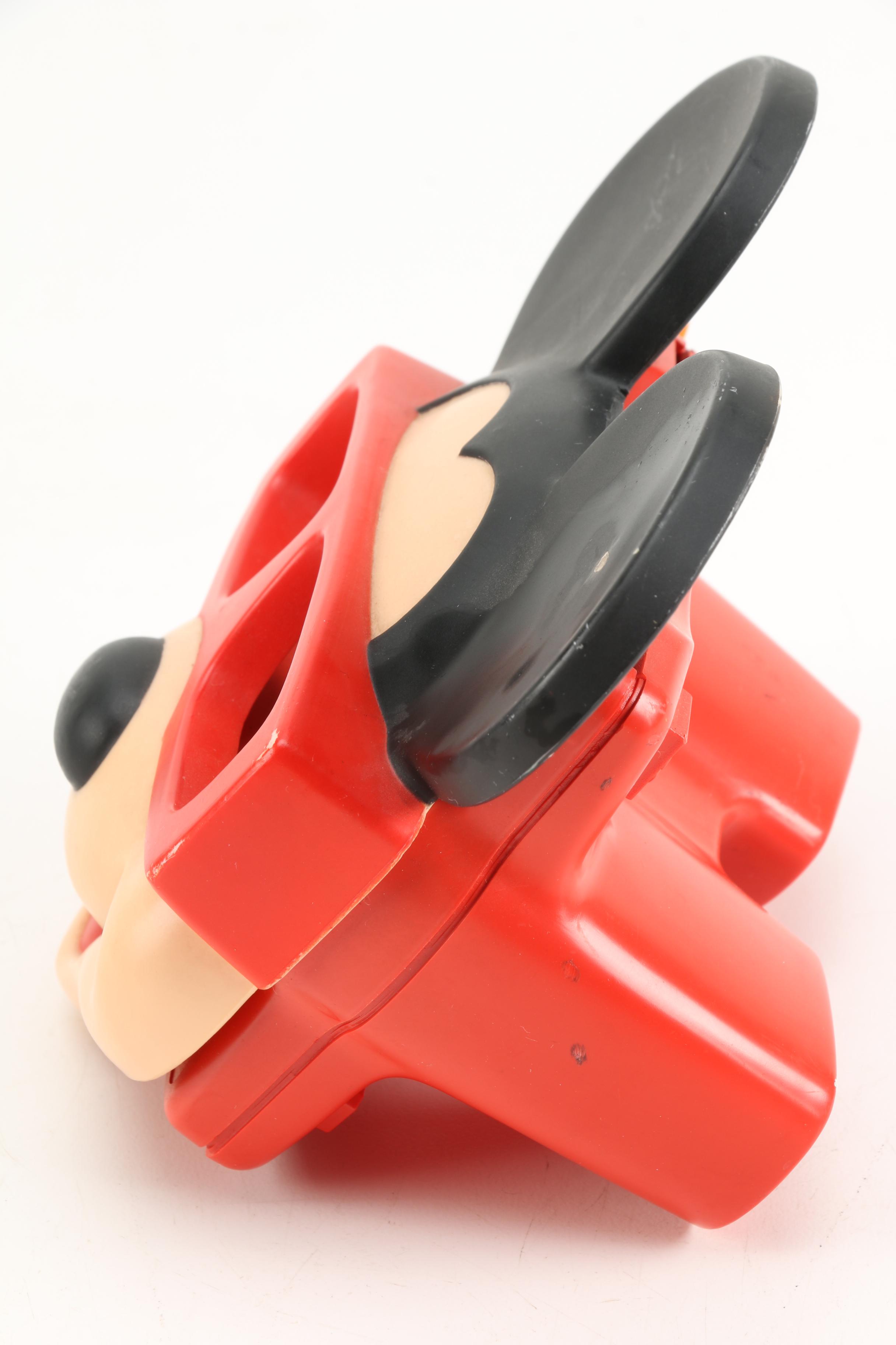 Vintage Mickey Mouse Playhouse, Roller Skates, and Toys