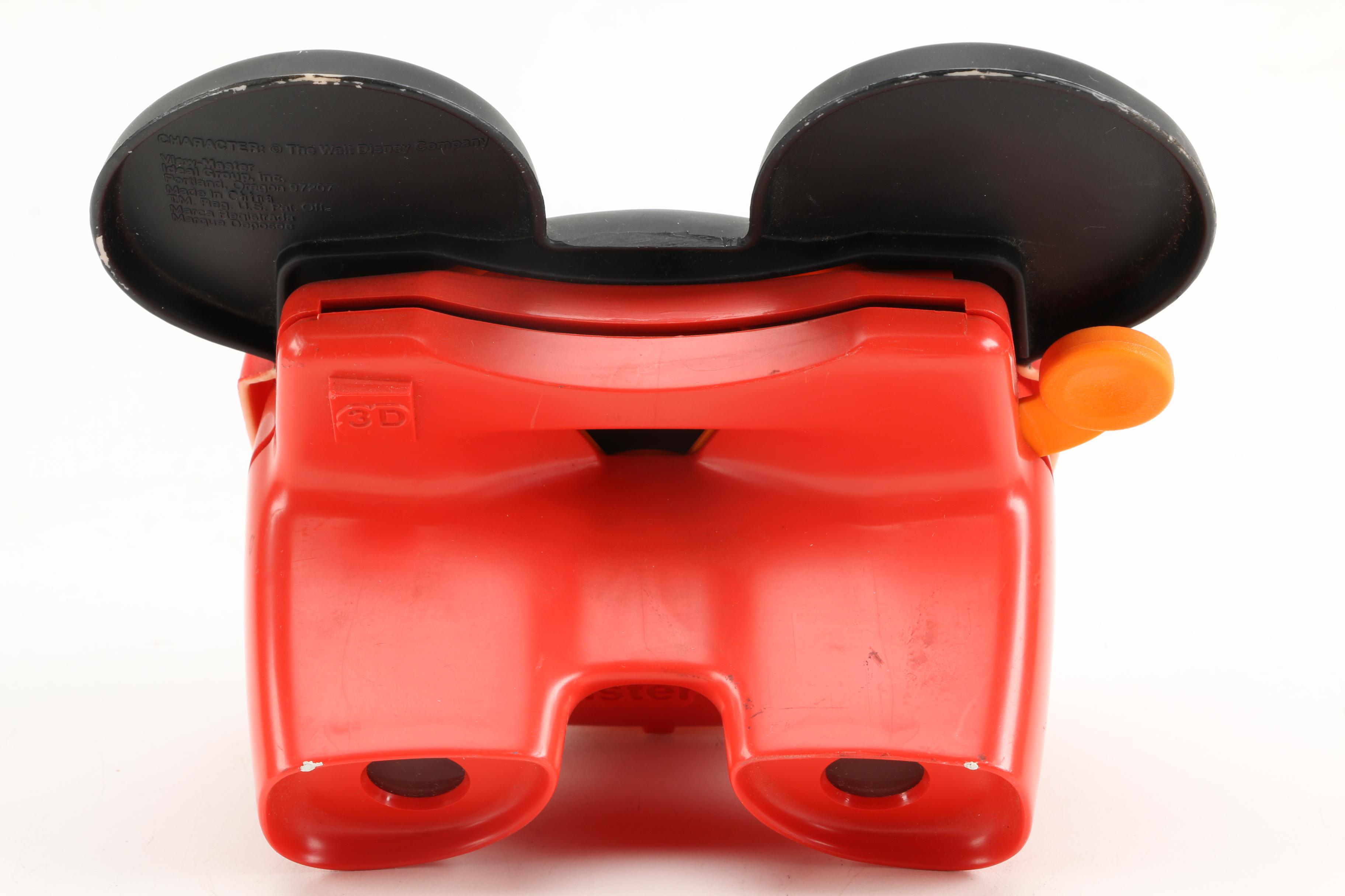 Vintage Mickey Mouse Playhouse, Roller Skates, and Toys