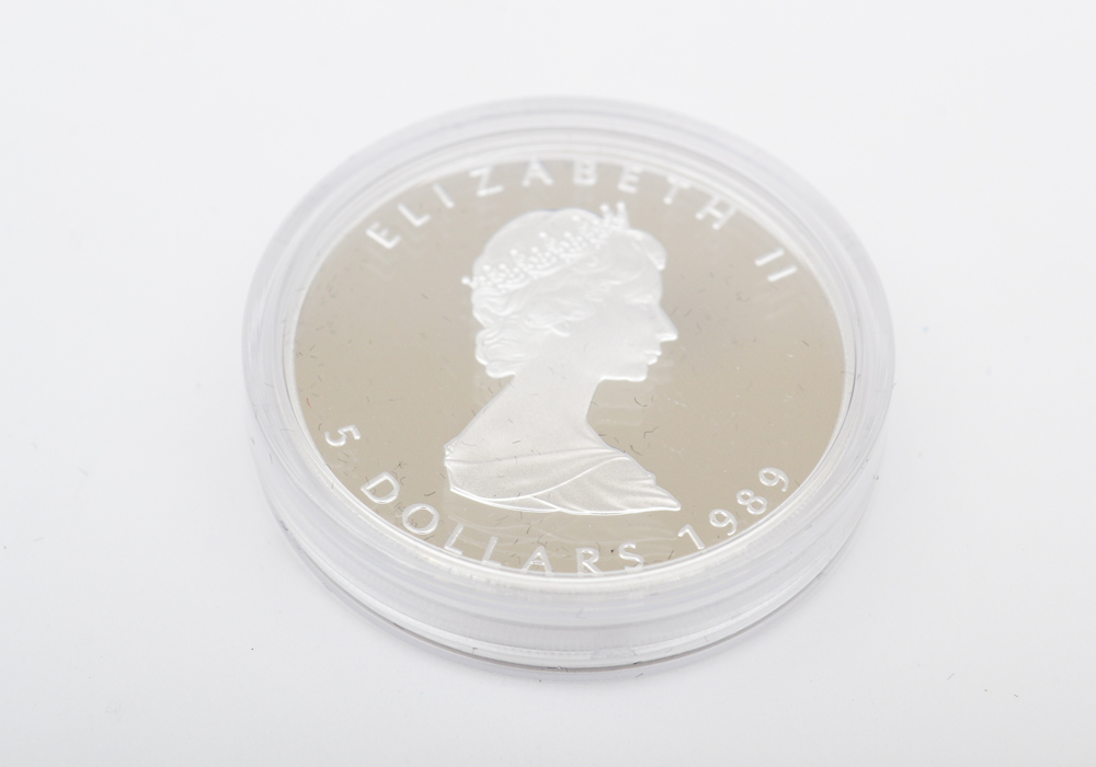 1989 Royal Canadian Mint "Commemorative Maple Leaf Issue" Proof Set