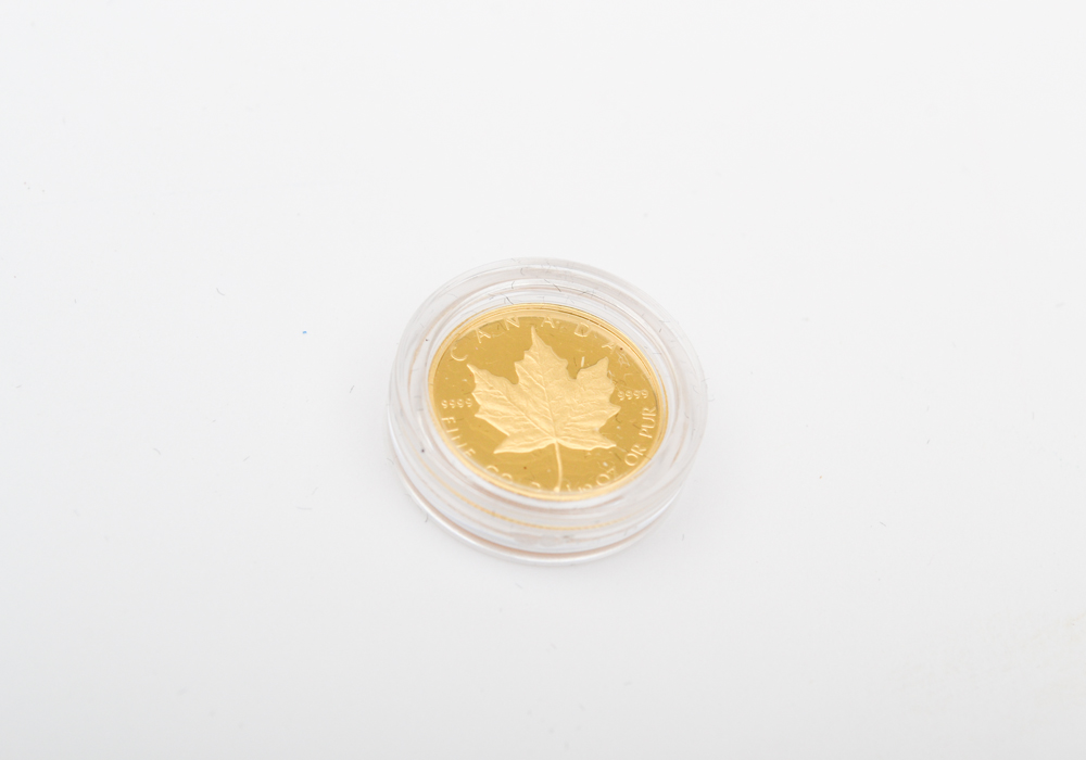1989 Royal Canadian Mint "Commemorative Maple Leaf Issue" Proof Set