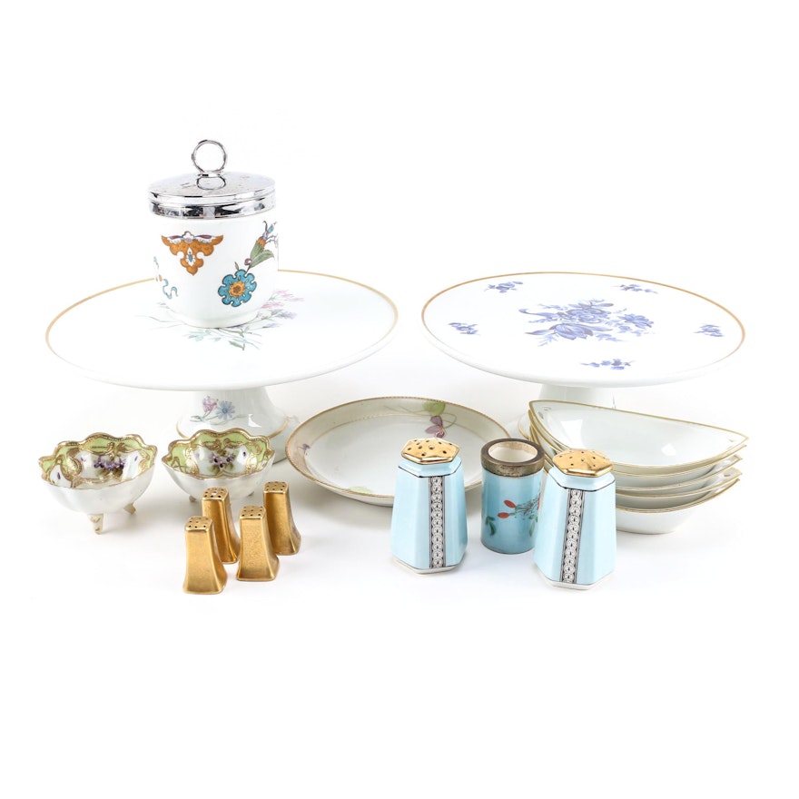 Vintage Porcelain Dishes Featuring Richard Ginori