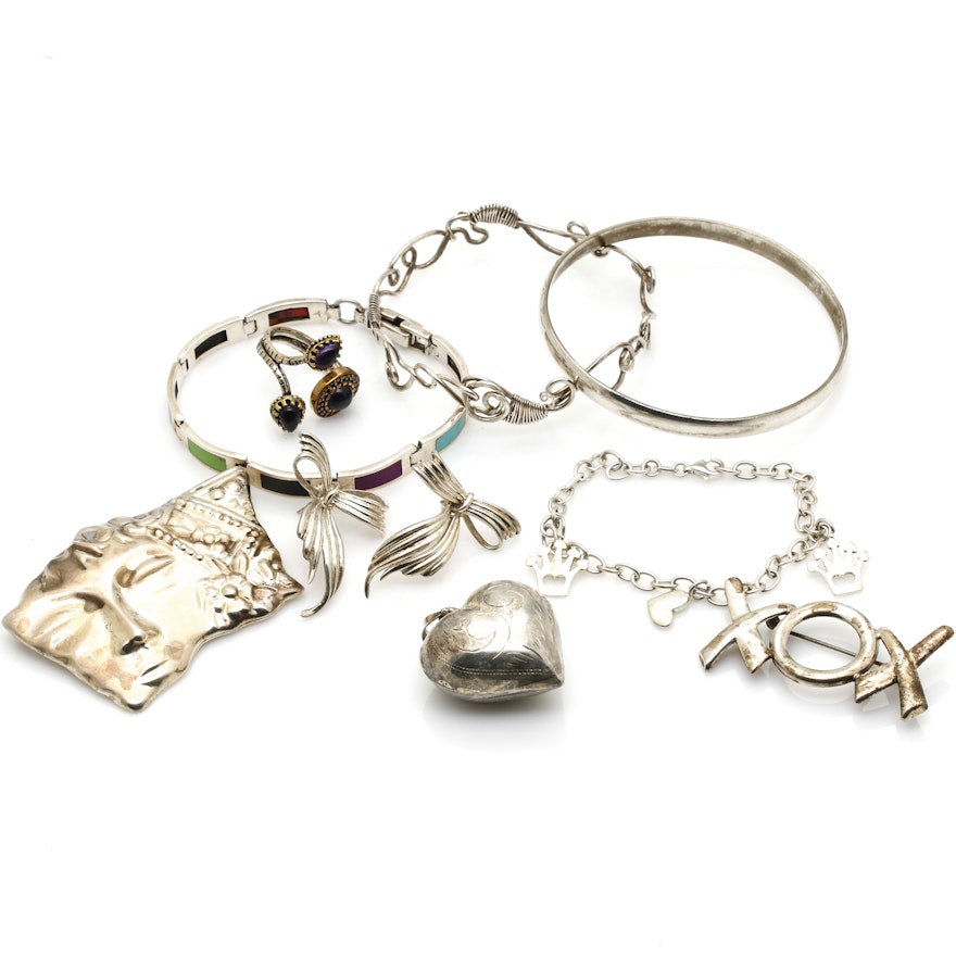 Sterling Silver Gemstone Jewelry Assortment
