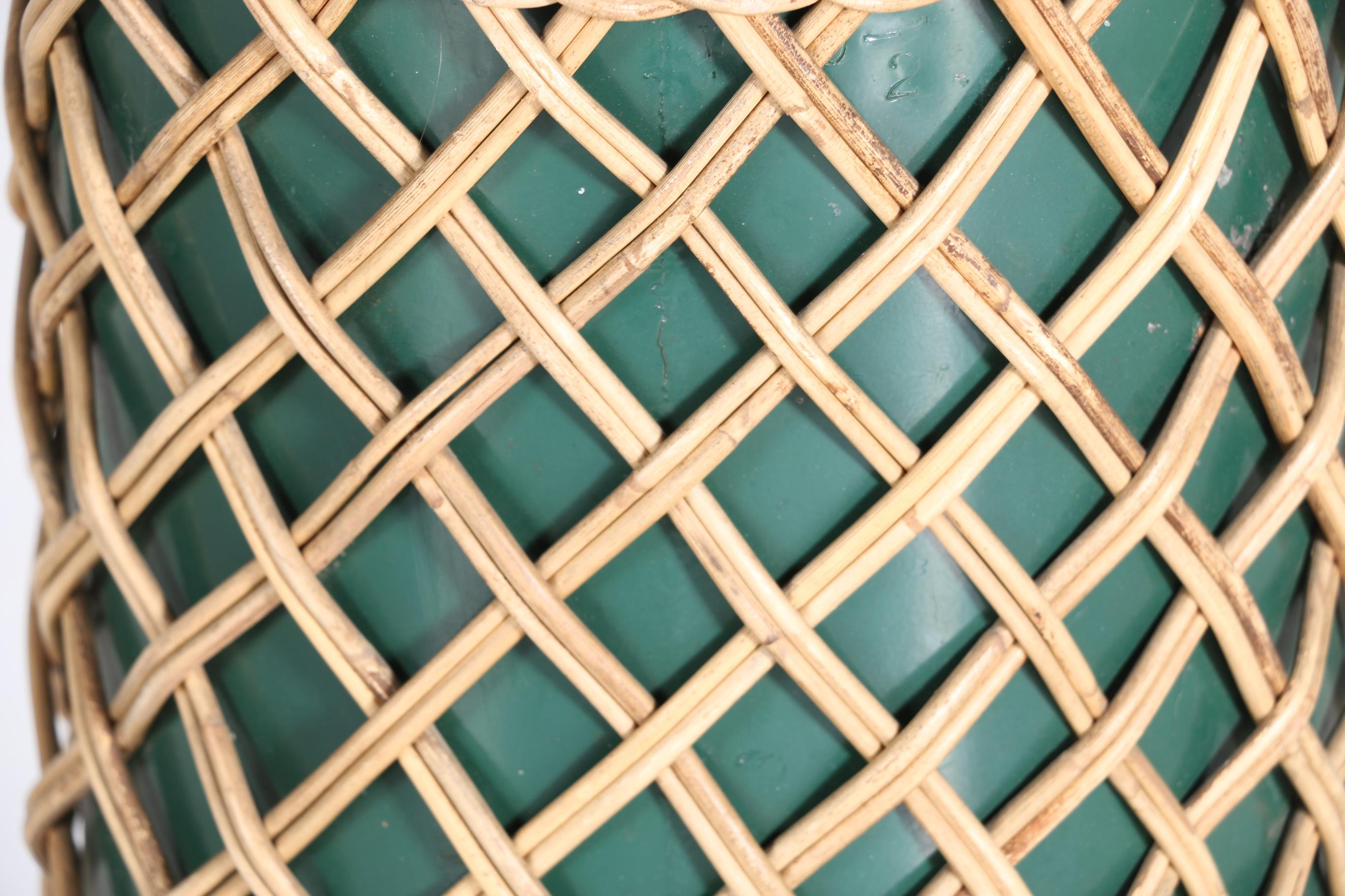 Vintage Wicker Weave Umbrella Stand