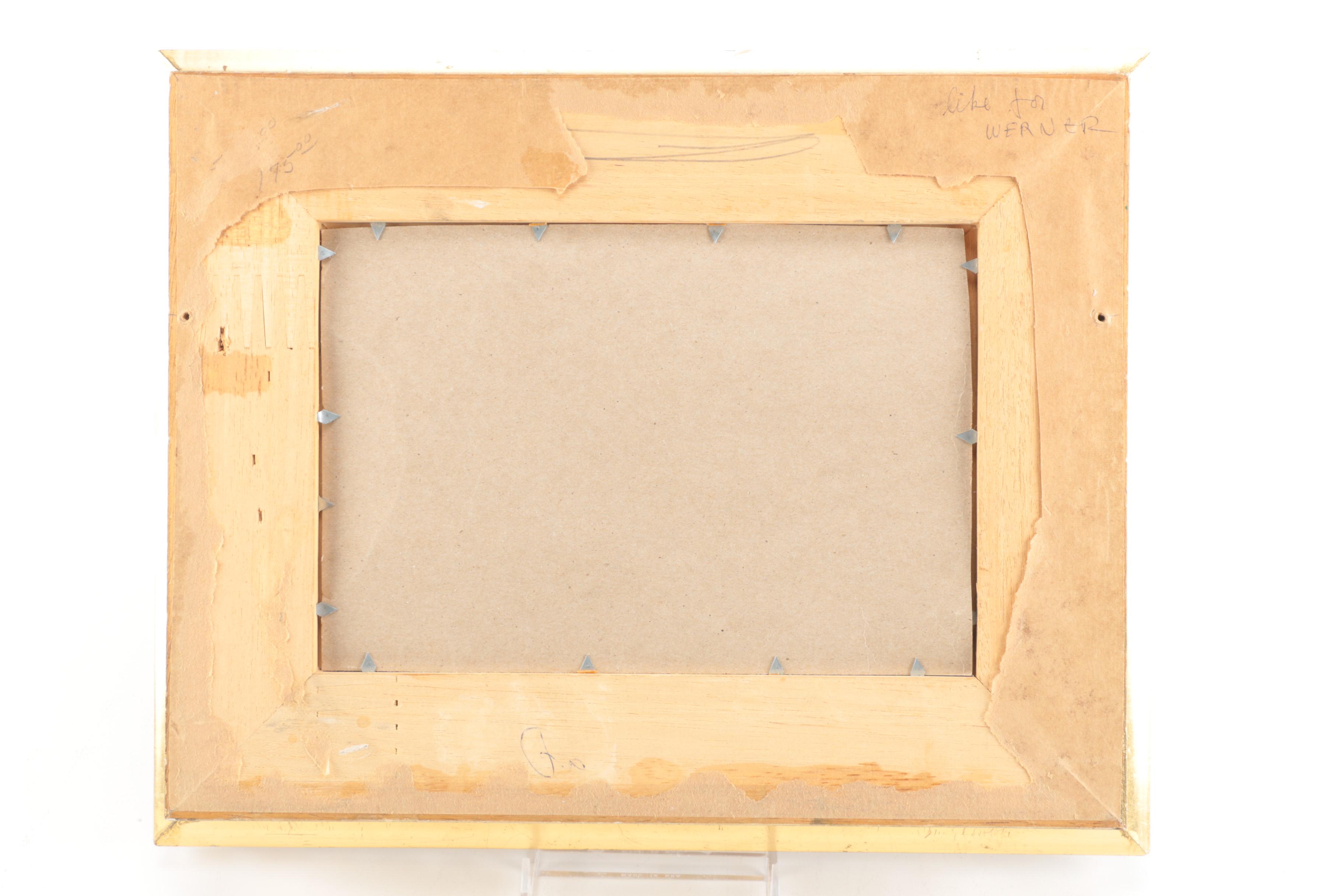 Oil Painting on Board of Pastoral Landscape