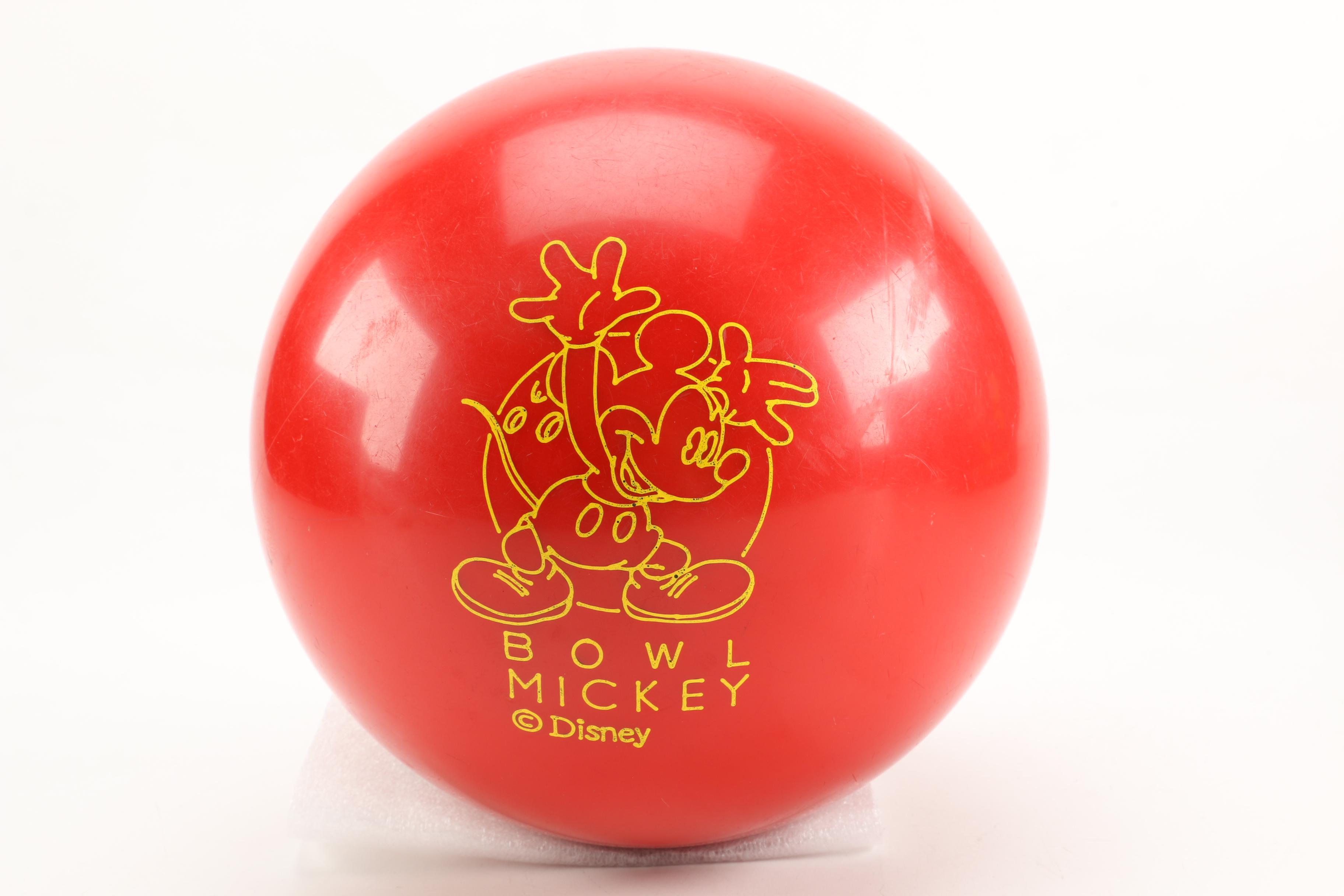 Brunswick Mickey Mouse Bowling Ball and Bag