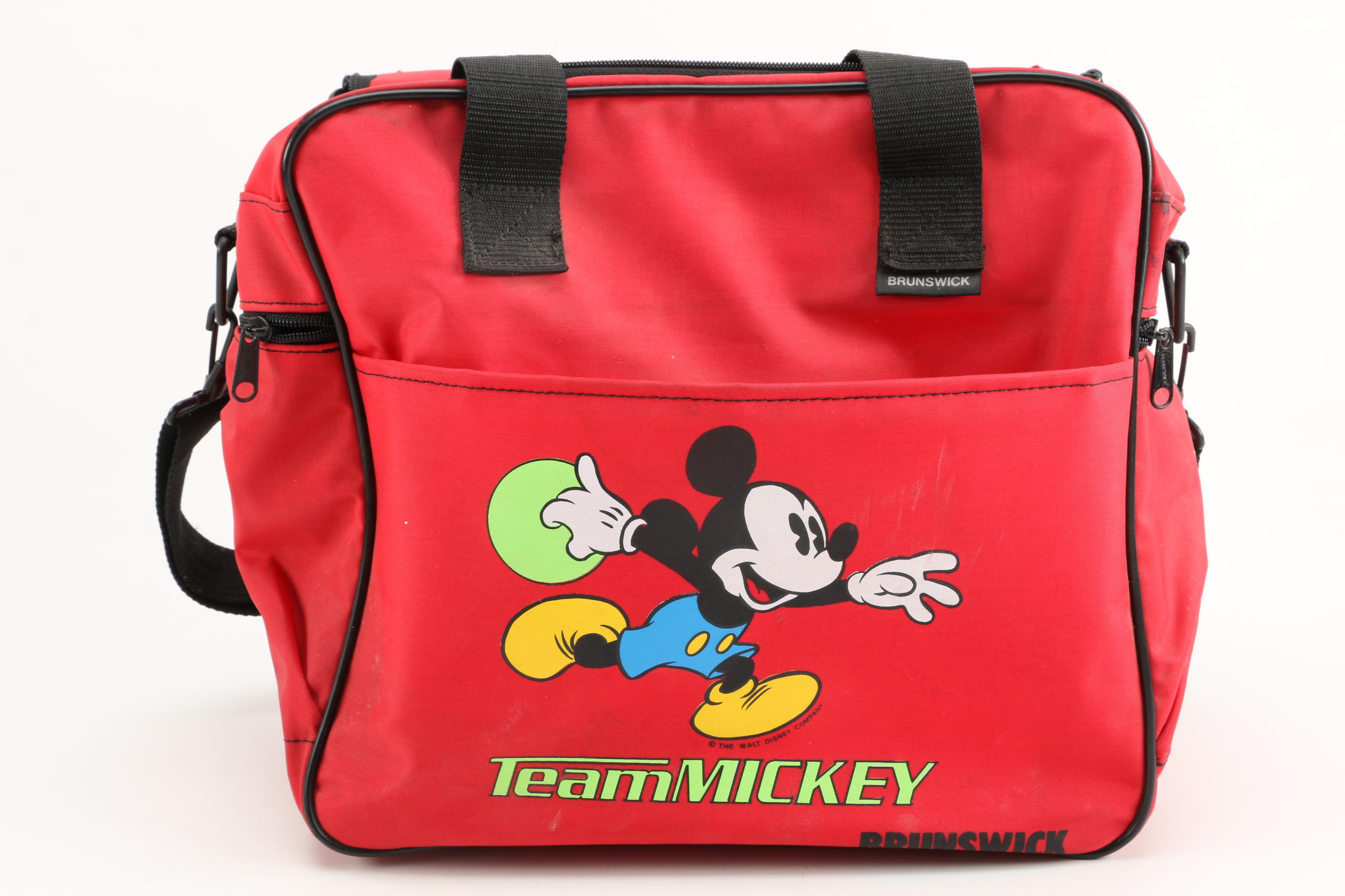 Brunswick Mickey Mouse Bowling Ball and Bag