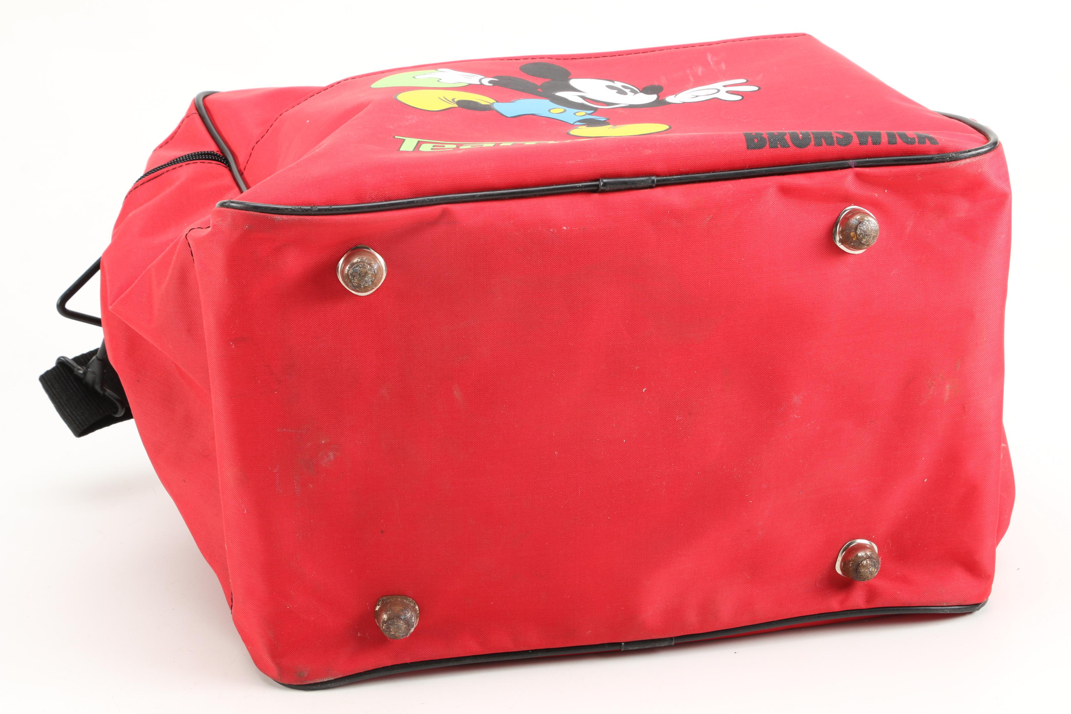 Brunswick Mickey Mouse Bowling Ball and Bag