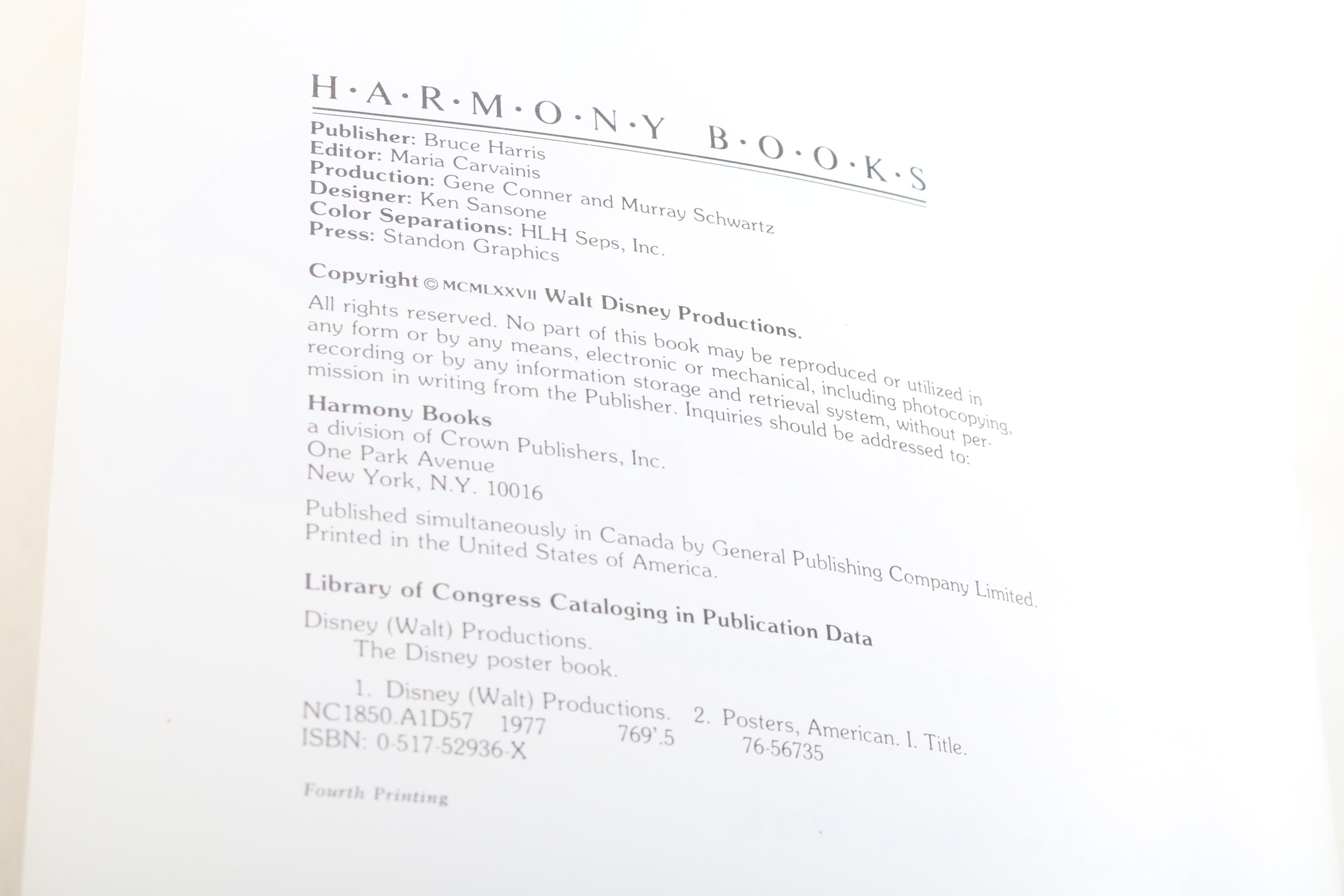 Walt Disney Productions Posters