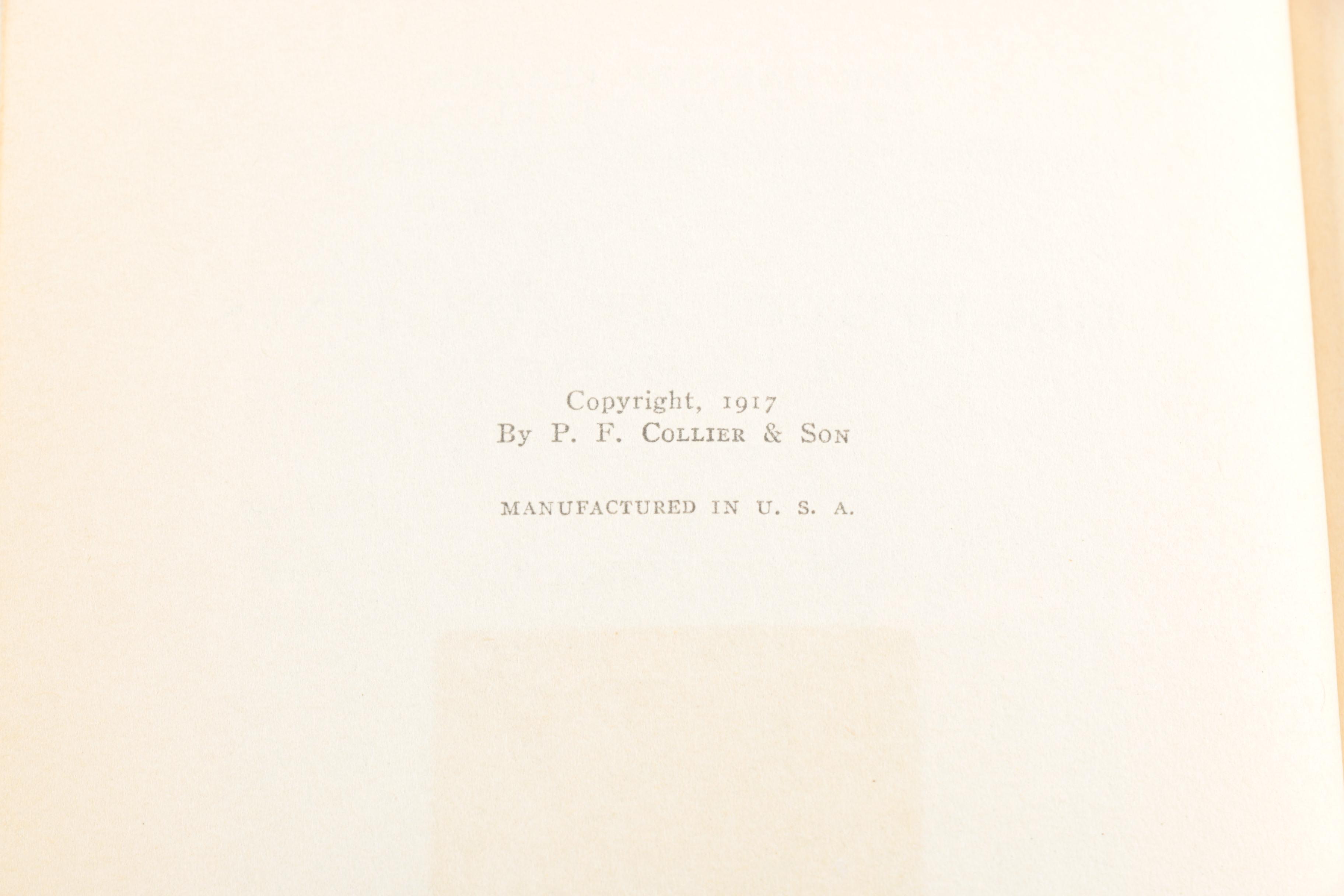 20 Volume Set of Harvard Classics "Shelf of Fiction"