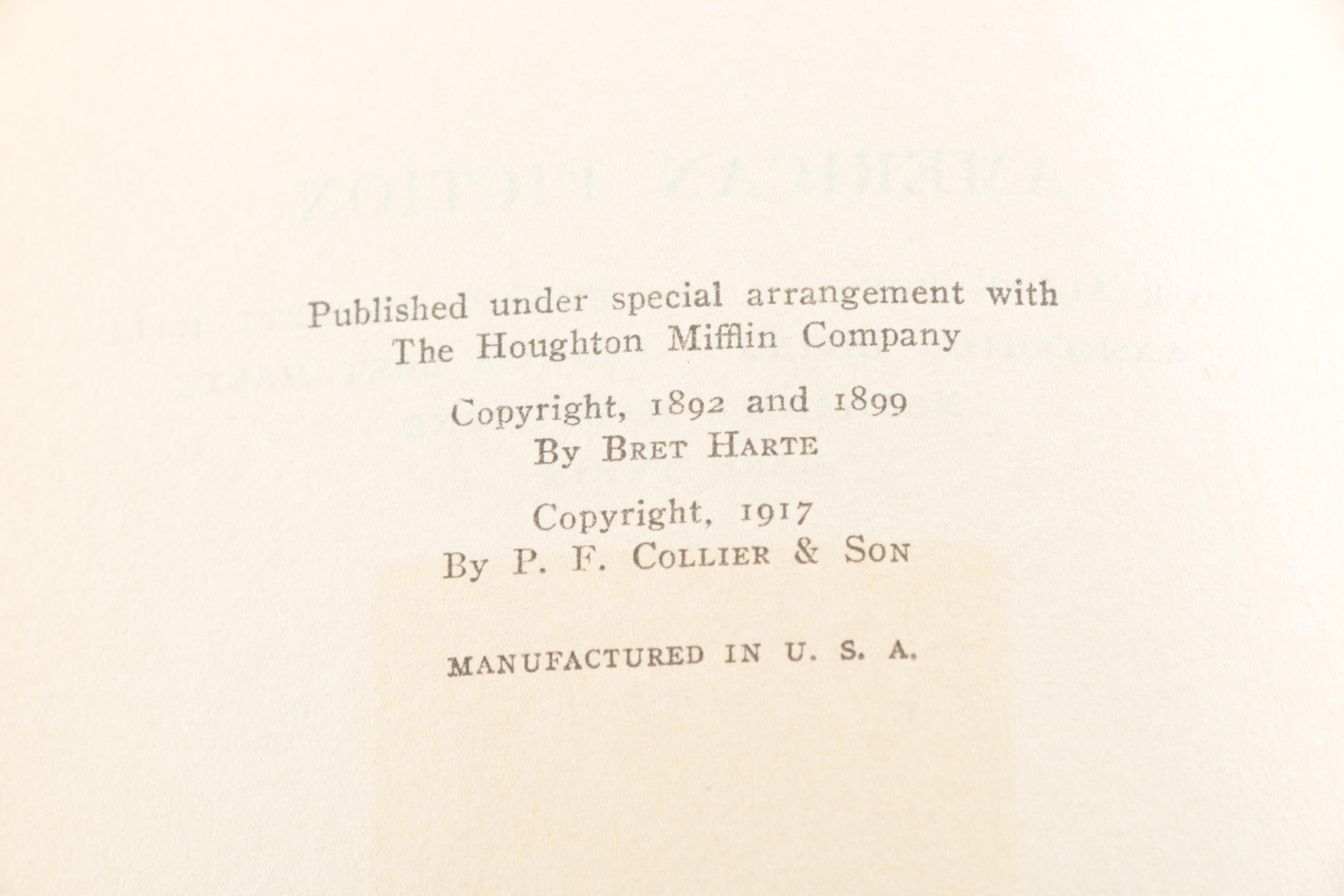 20 Volume Set of Harvard Classics "Shelf of Fiction"