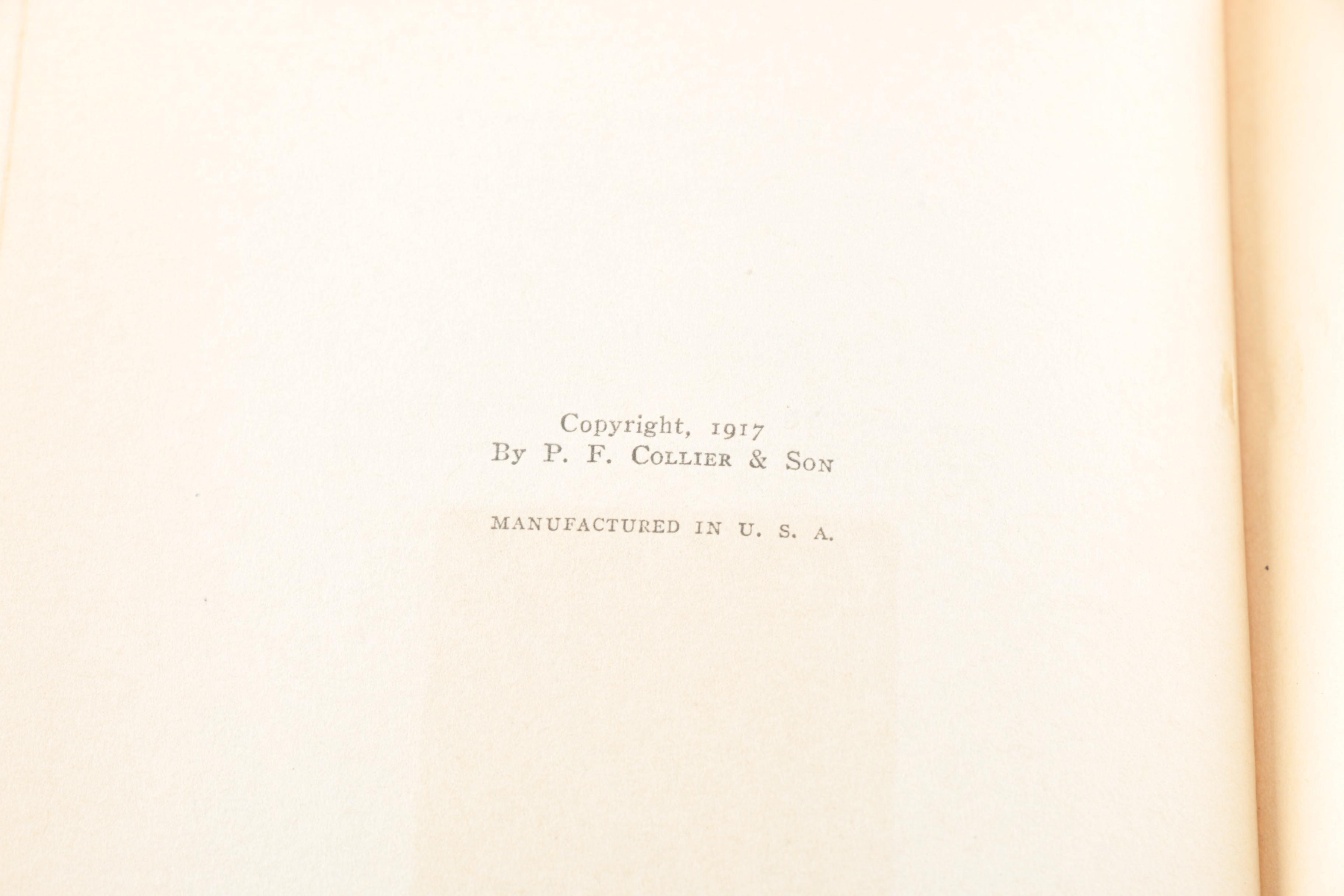 20 Volume Set of Harvard Classics "Shelf of Fiction"