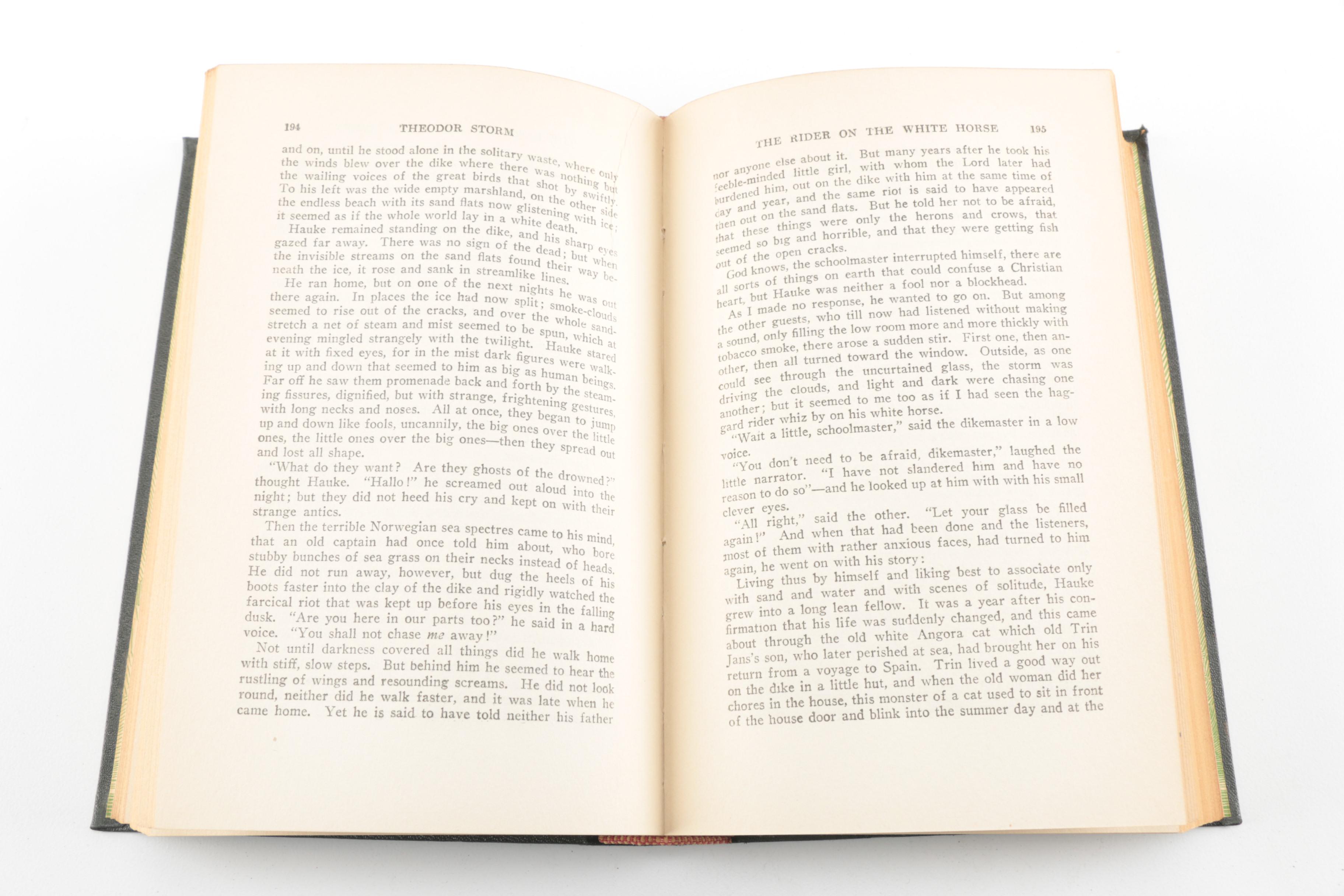 20 Volume Set of Harvard Classics "Shelf of Fiction"