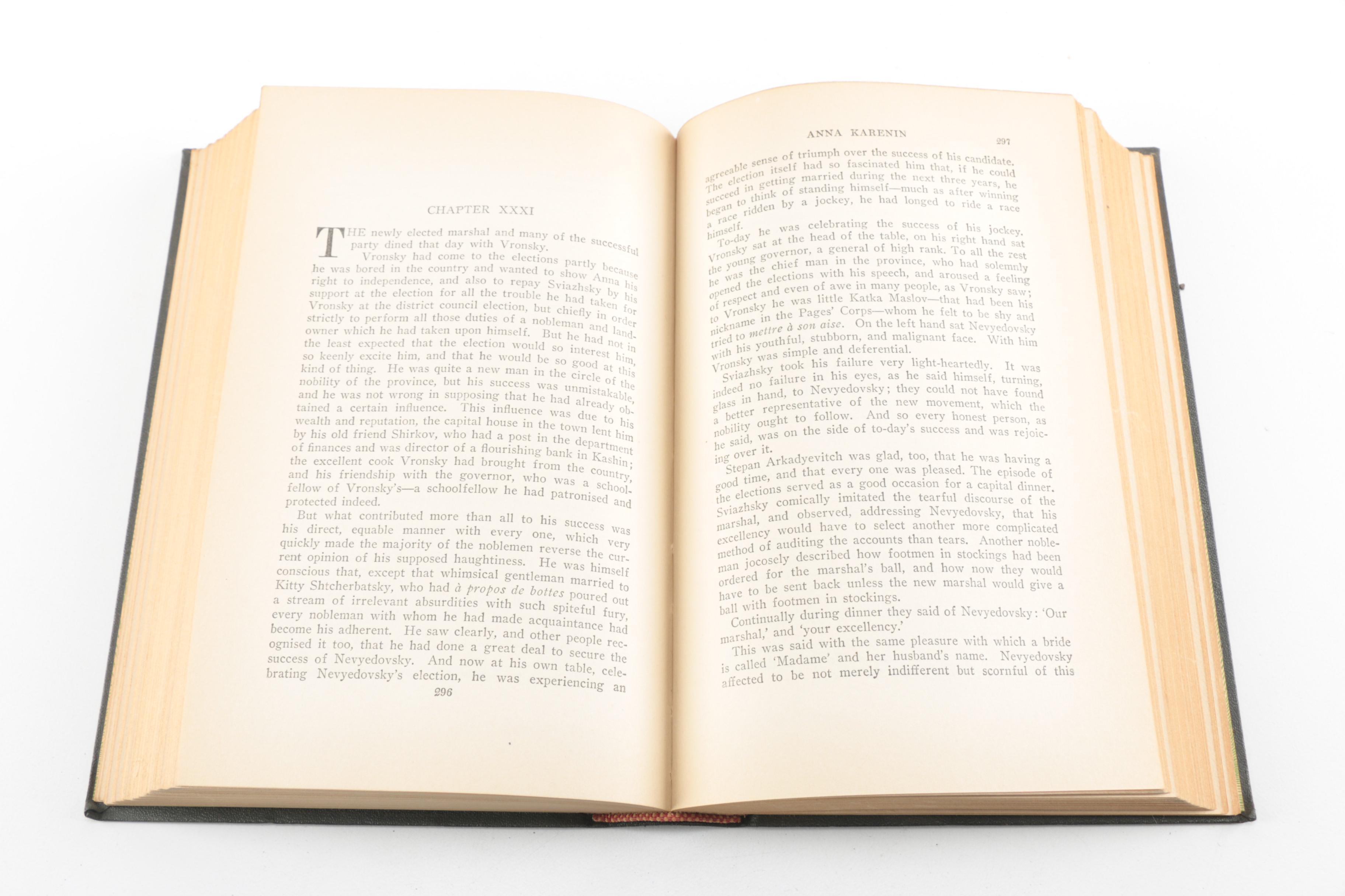 20 Volume Set of Harvard Classics "Shelf of Fiction"