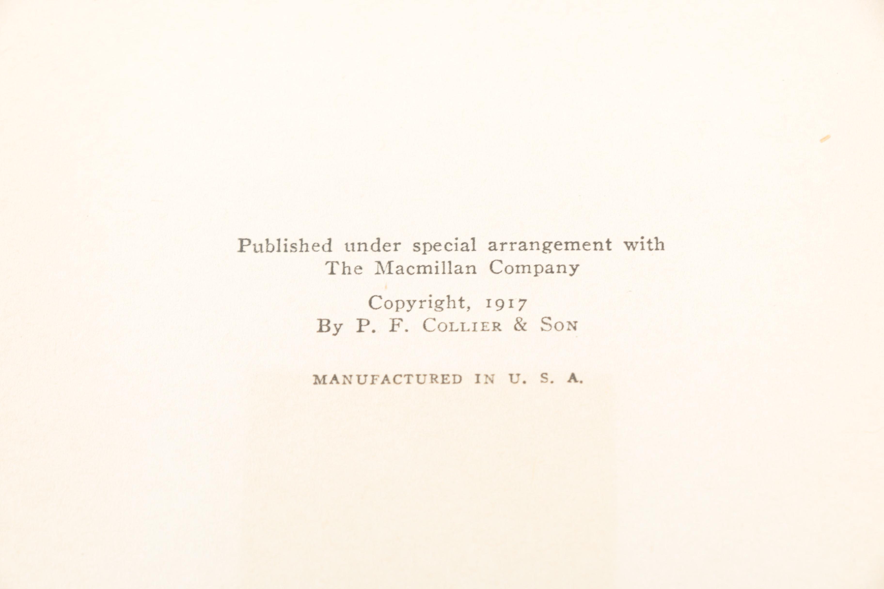 20 Volume Set of Harvard Classics "Shelf of Fiction"