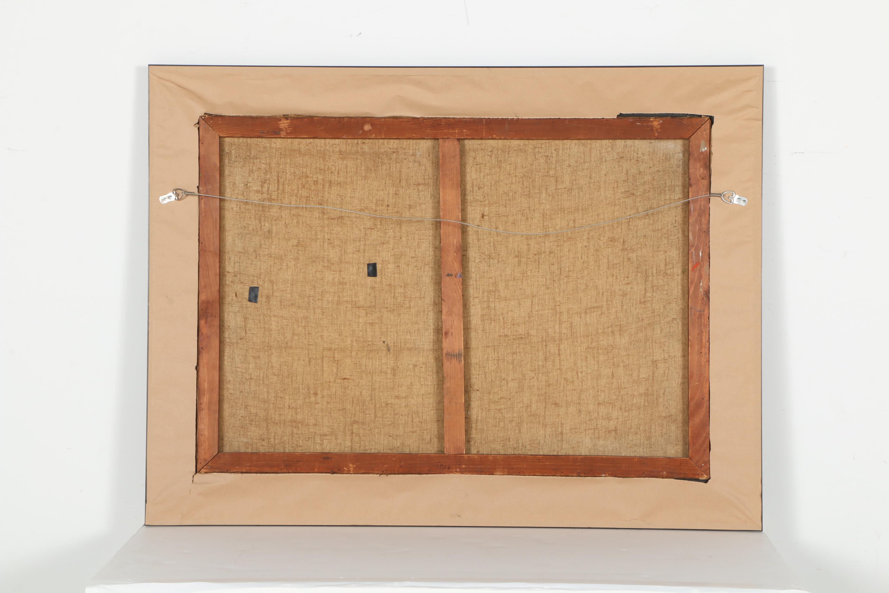 László Neogrády 1931 Oil on Canvas "A Quiet Stream"