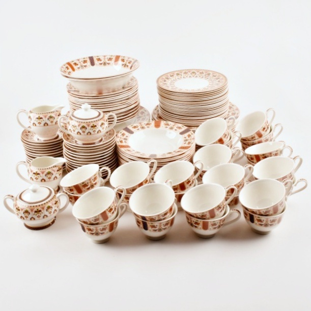 Large Set of Queen's "Imari" China