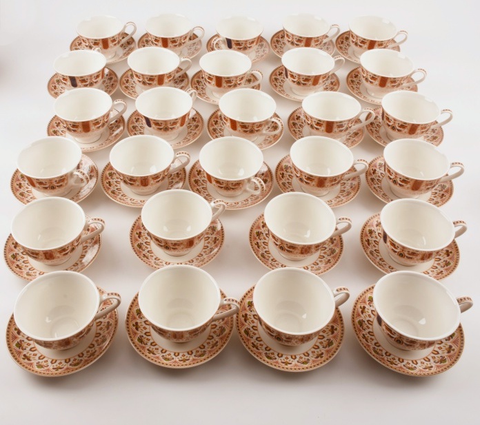 Large Set of Queen's "Imari" China