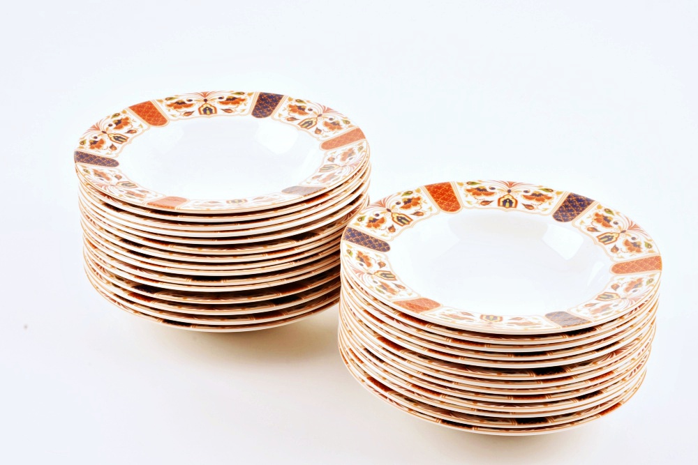 Large Set of Queen's "Imari" China