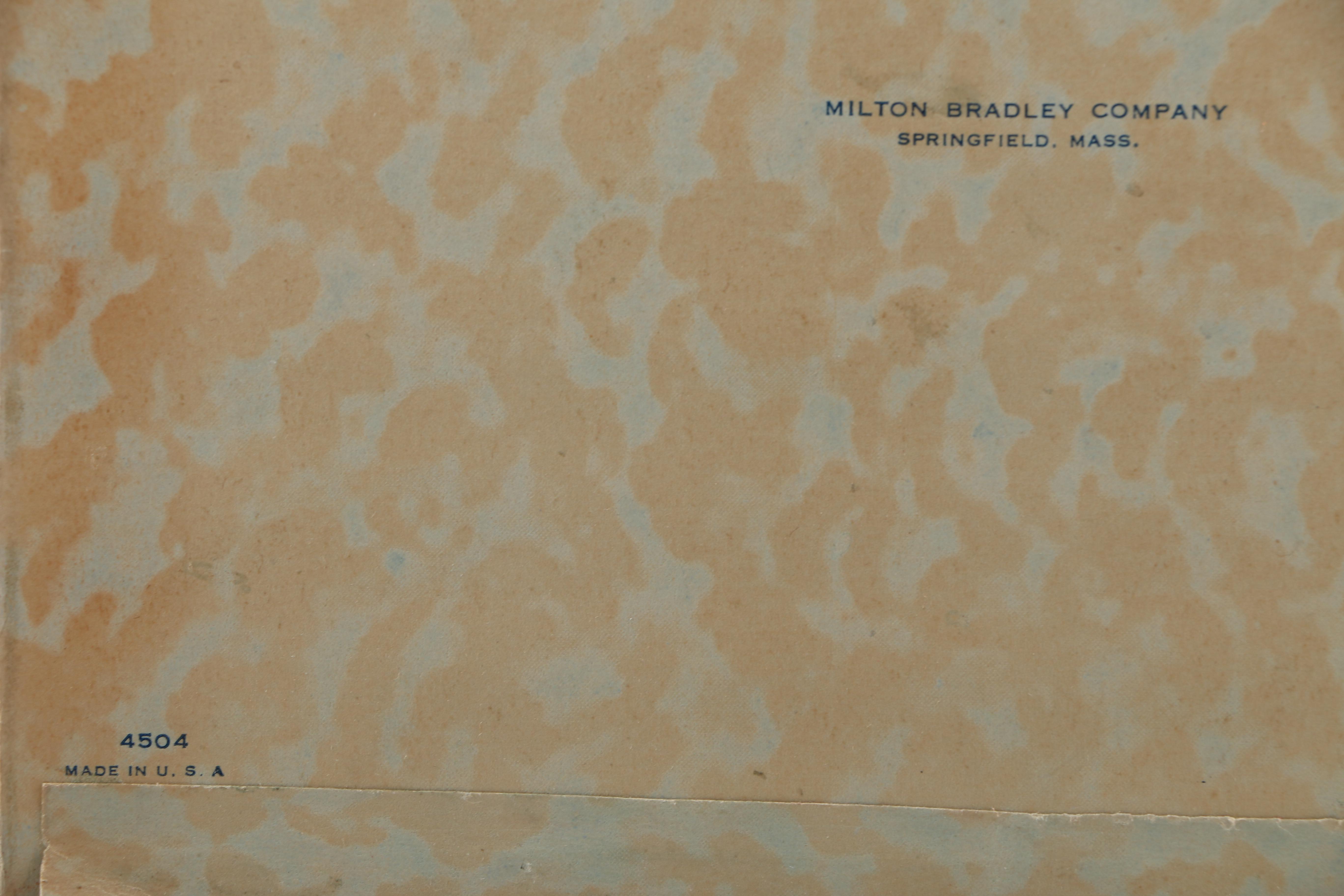 Vintage 1923 Milton Bradley Mah Jong Set