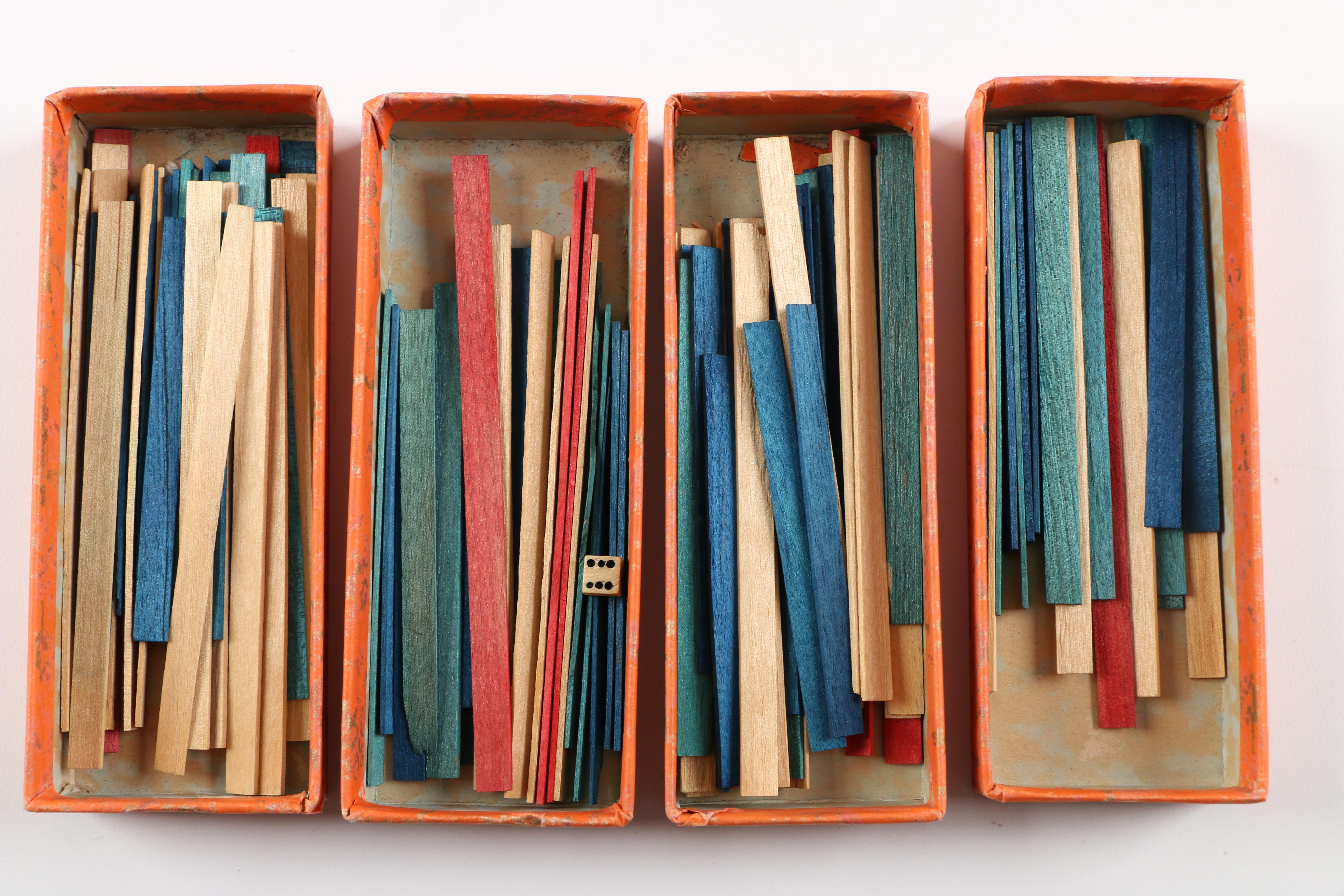 Vintage 1923 Milton Bradley Mah Jong Set