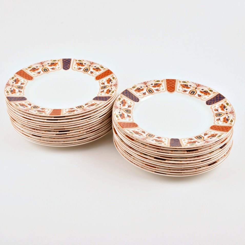 Large Set of Queen's "Imari" China