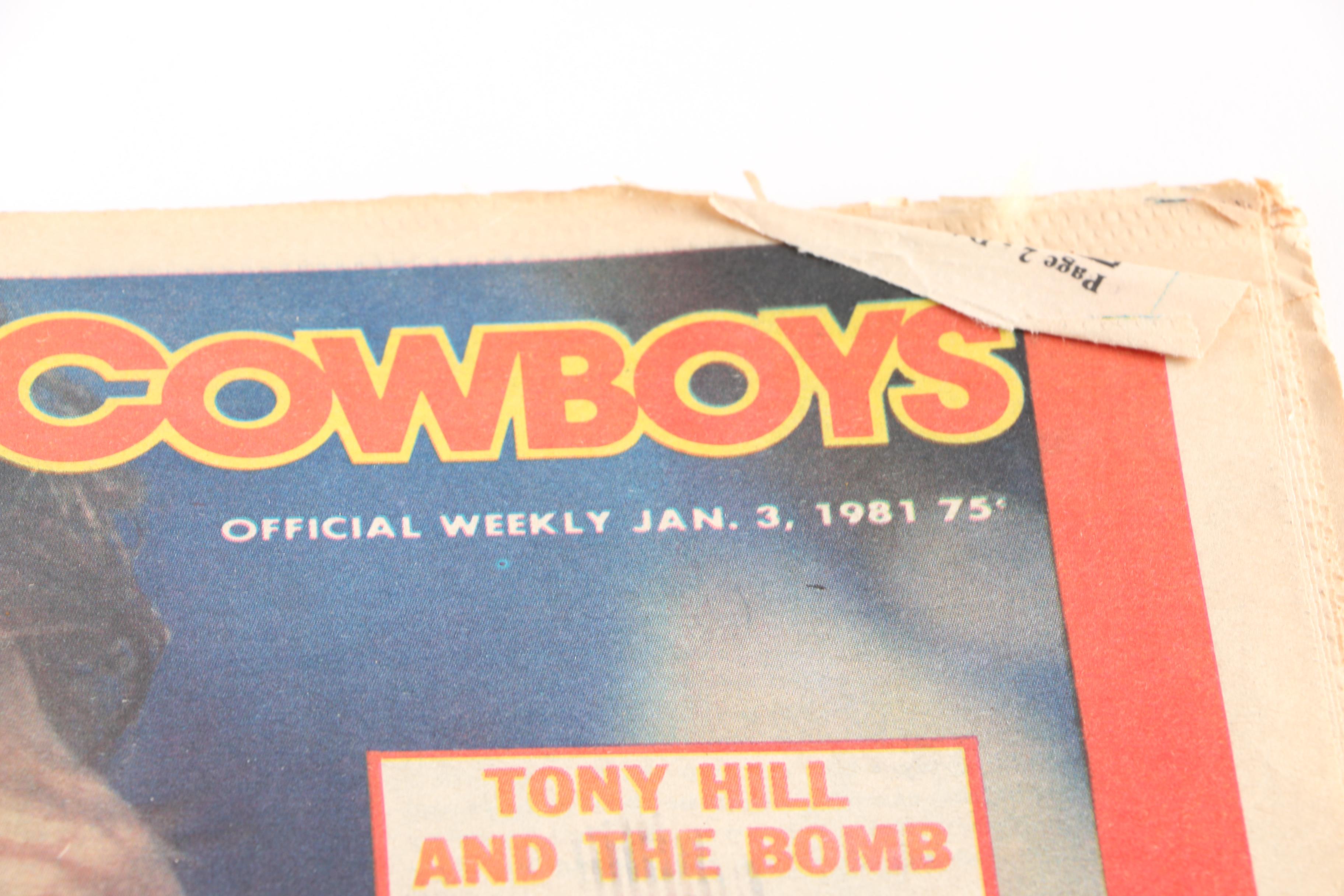 Collection of "Dallas Cowboys" Newspapers