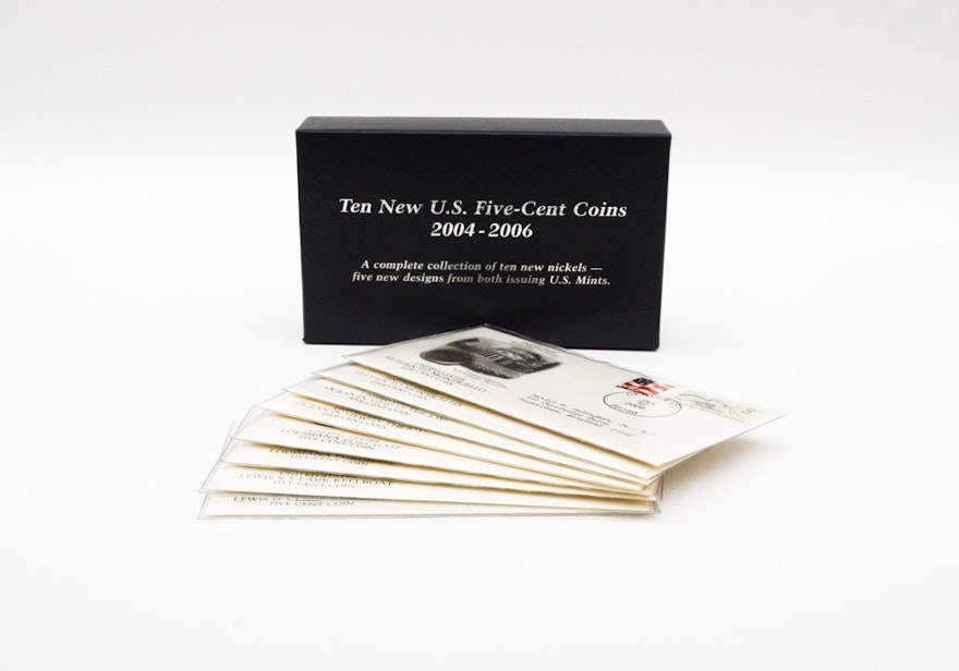 "Ten New U.S. Five-Cent Coins 2004 - 2006" Collection