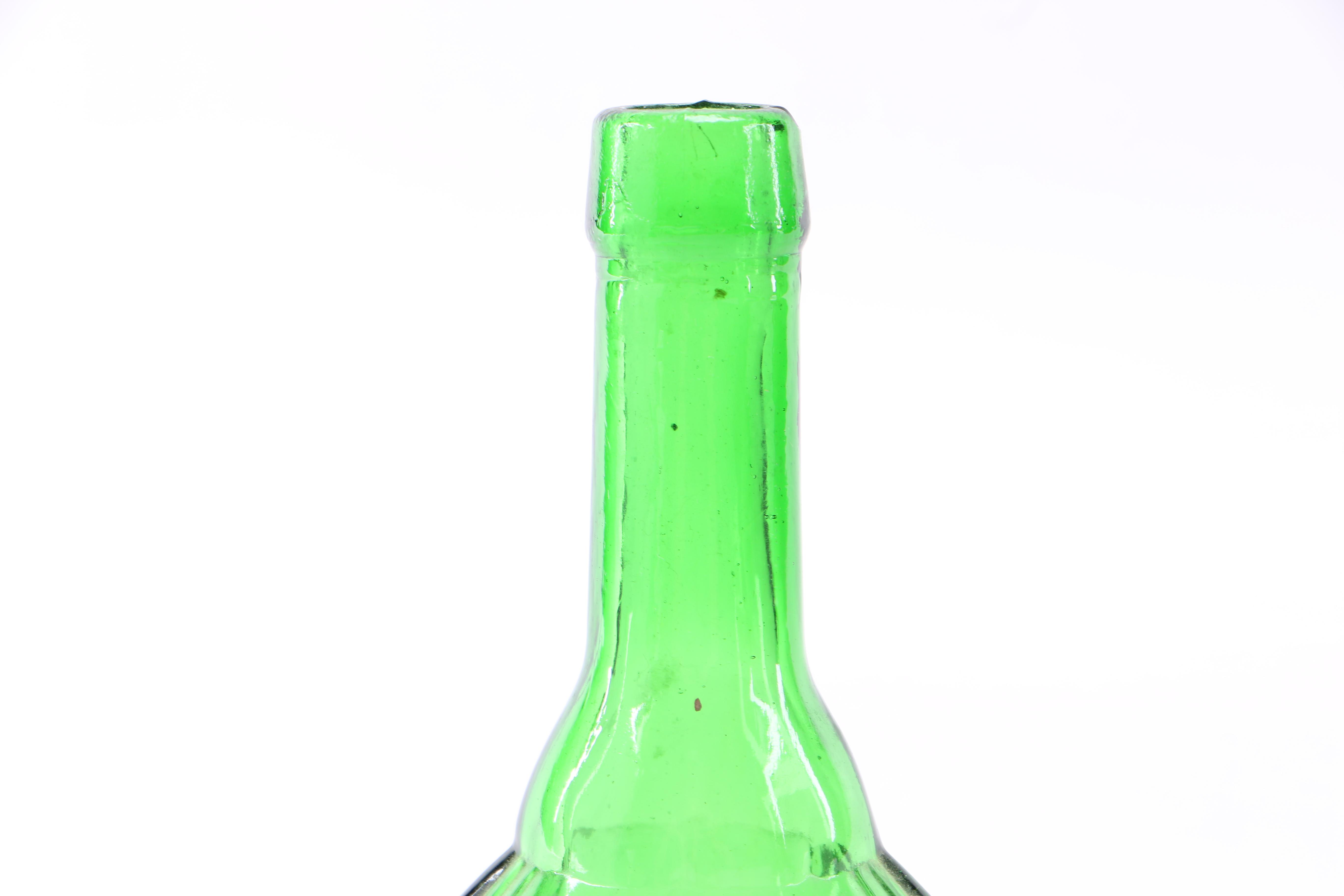 Vintage Jenny Lind Fislerville Glass Works and Empire Glassworks Flasks