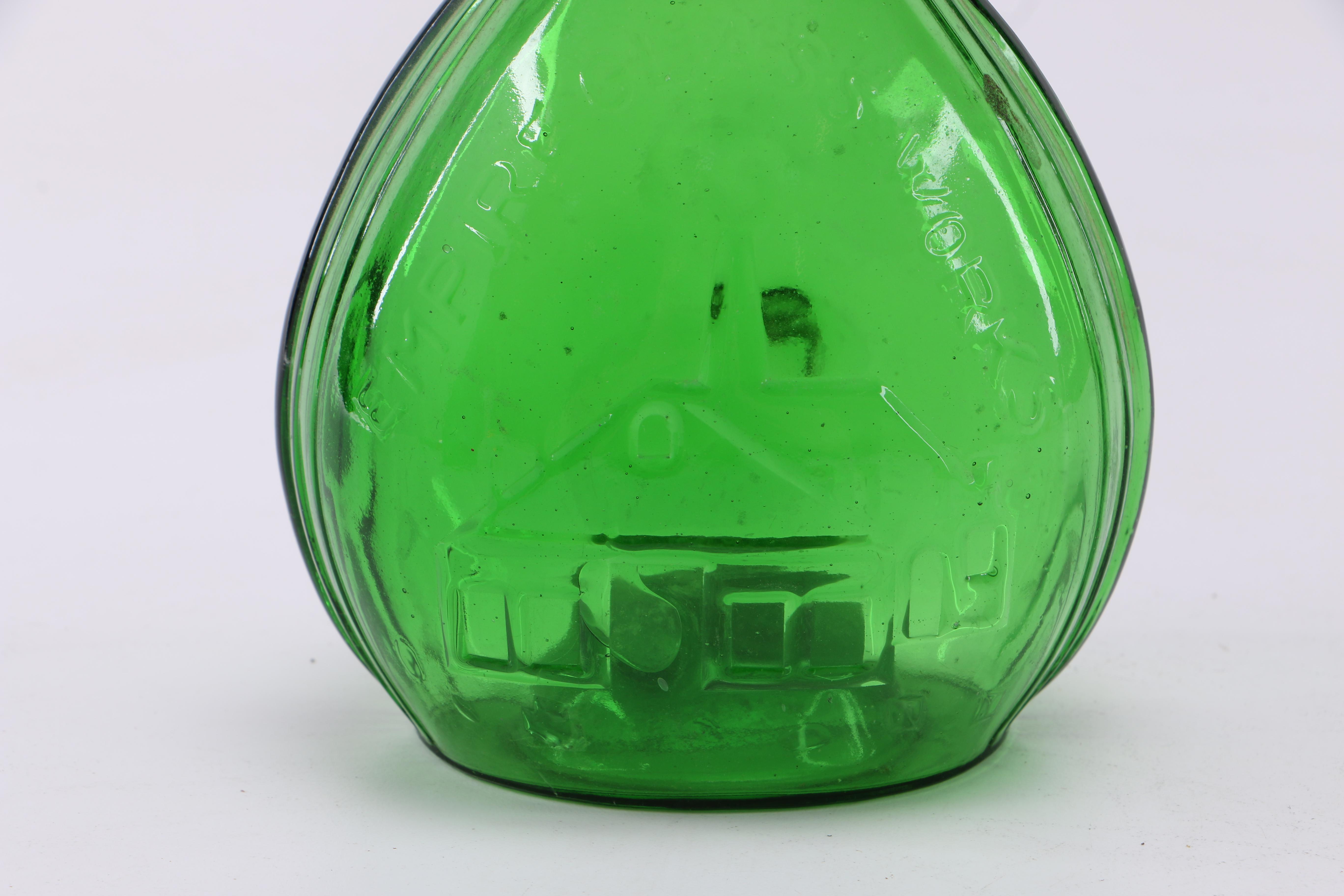 Vintage Jenny Lind Fislerville Glass Works and Empire Glassworks Flasks