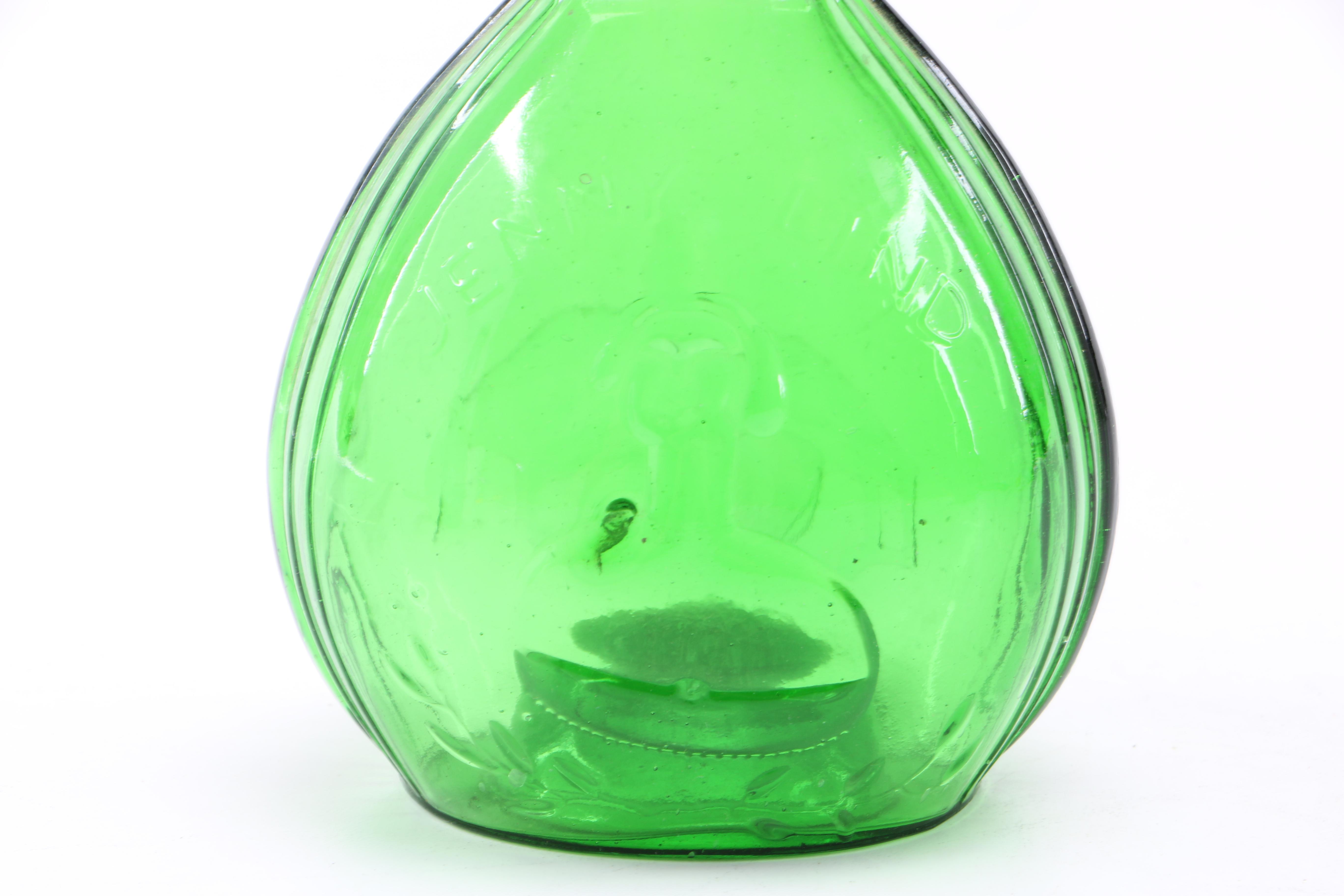 Vintage Jenny Lind Fislerville Glass Works and Empire Glassworks Flasks