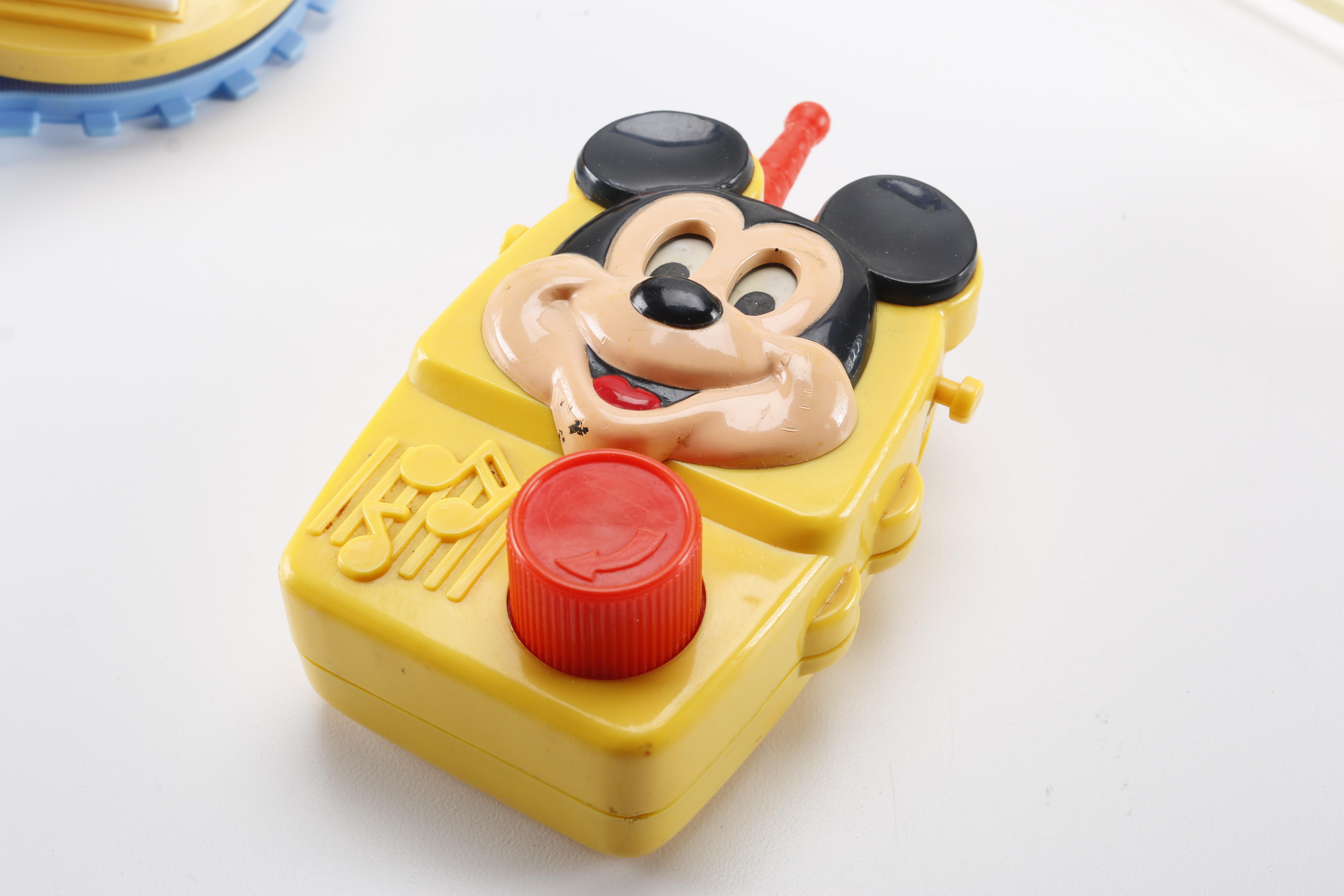 Mickey Mouse Talking Phone and Other Disney Items