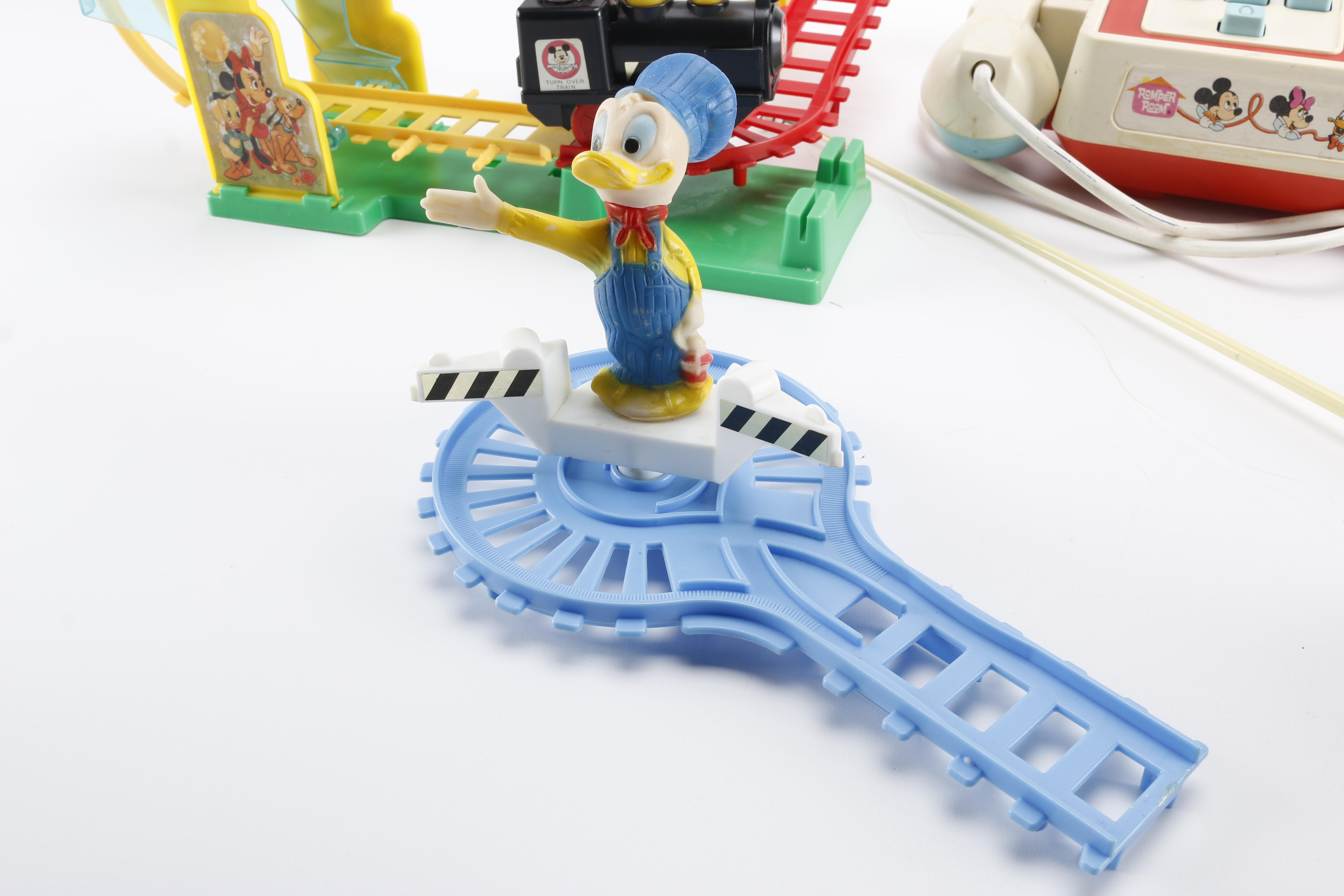 Mickey Mouse Talking Phone and Other Disney Items