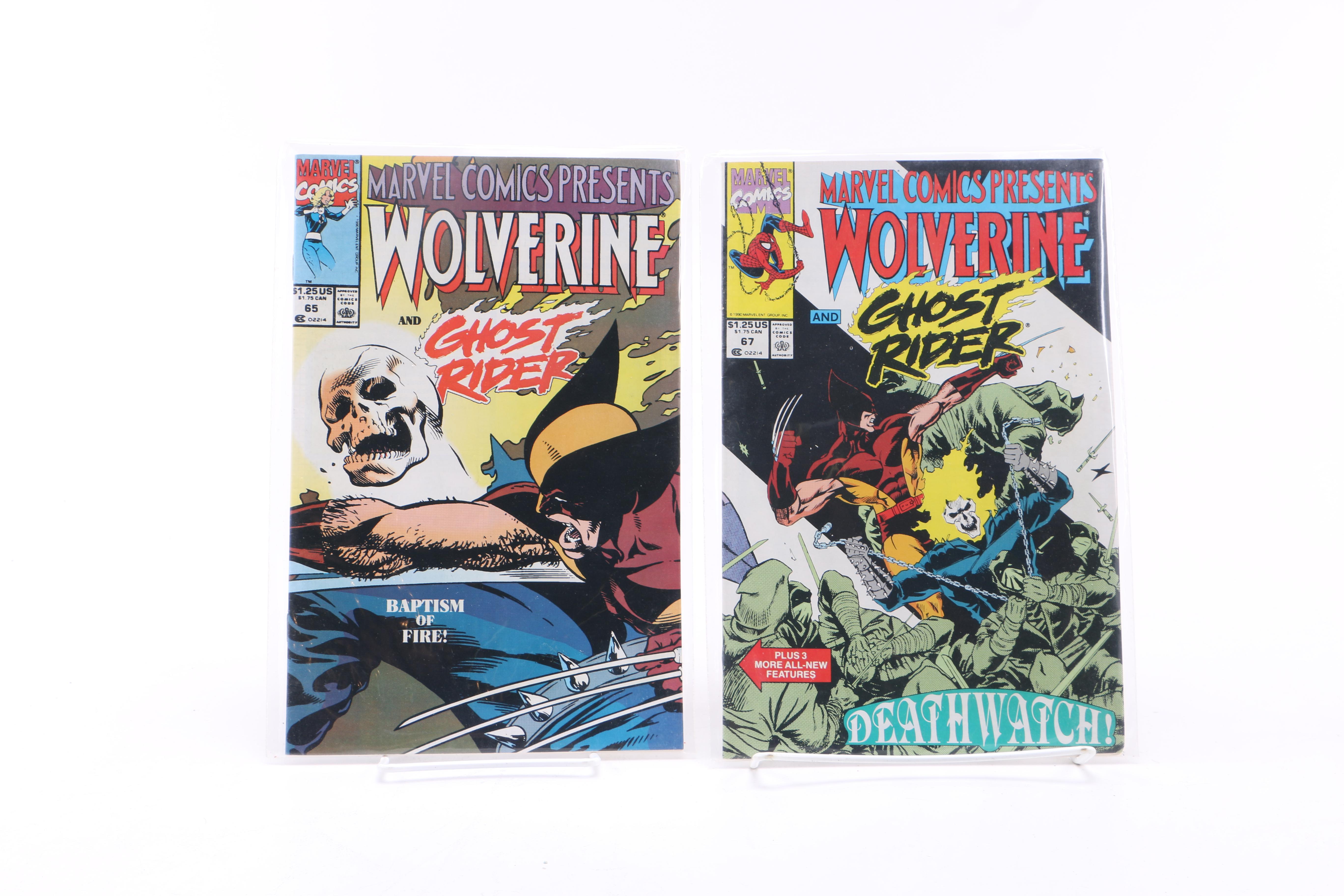 Vintage Comic Books Circa Late 1980s-90s