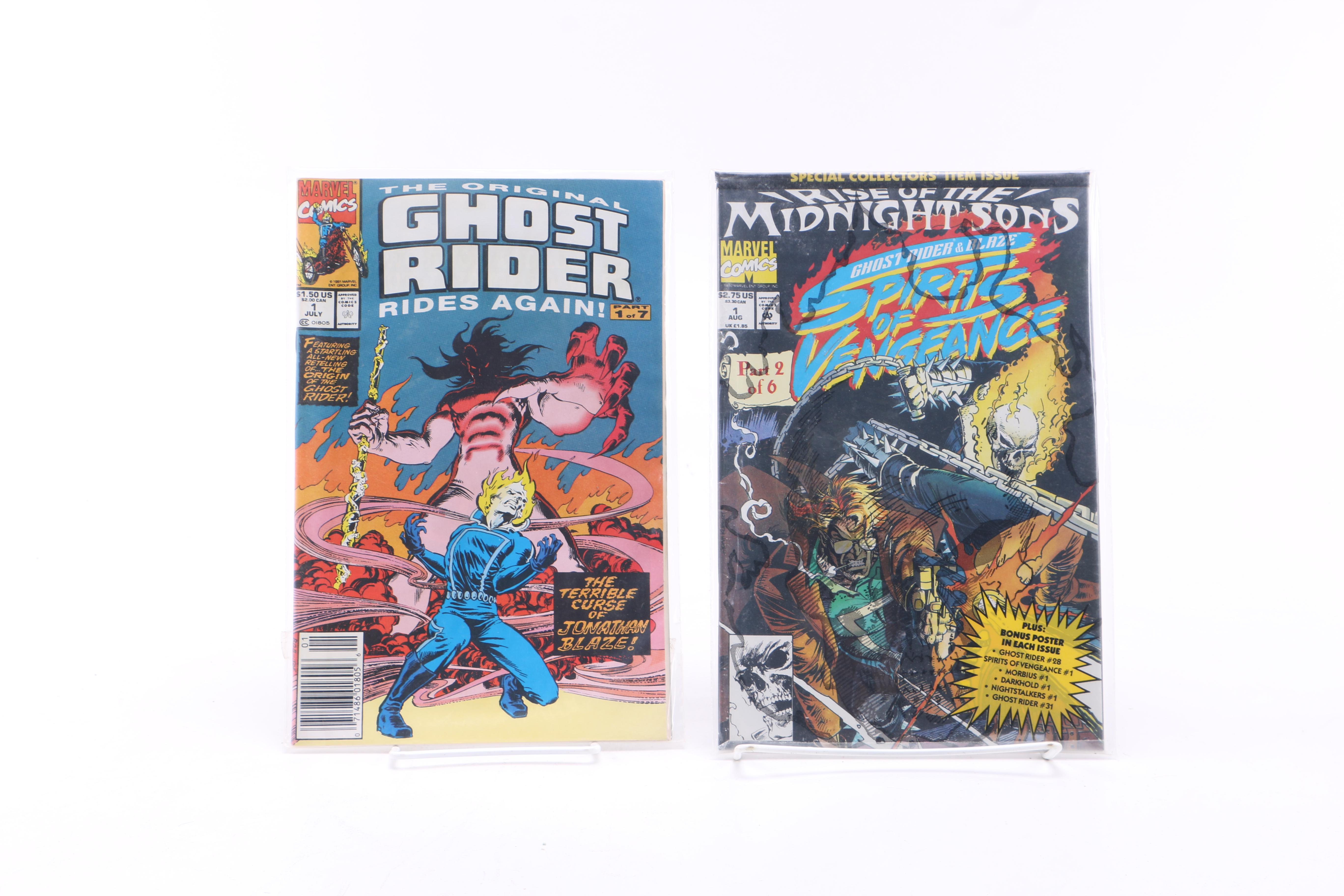 Vintage Comic Books Circa Late 1980s-90s