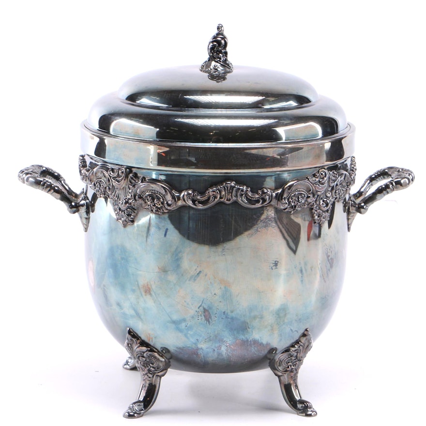 "Baroque" by Wallace Silver Plate Ice Bucket