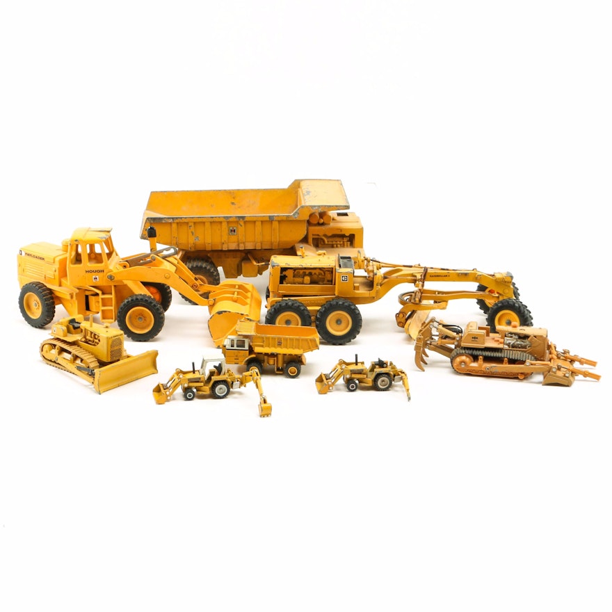 Vintage Ertle and Hough Toy Construction Vehicles