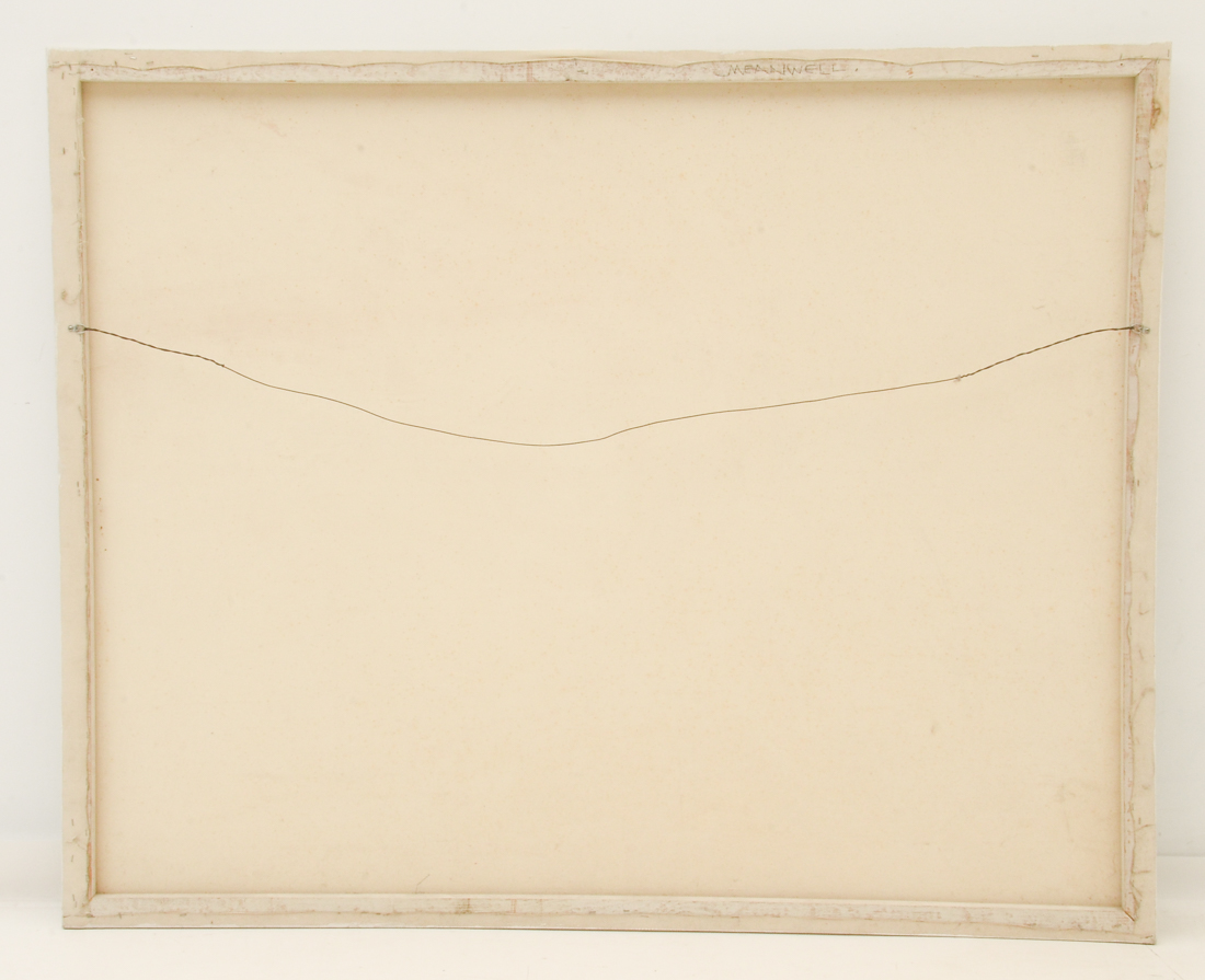 Large Jack Meanwell Original Oil Painting on Canvas