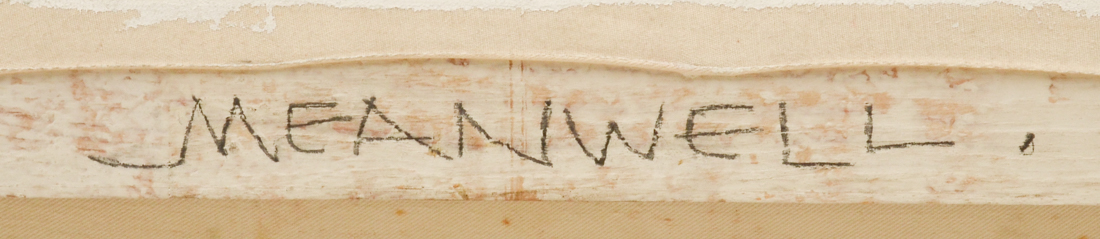 Large Jack Meanwell Original Oil Painting on Canvas