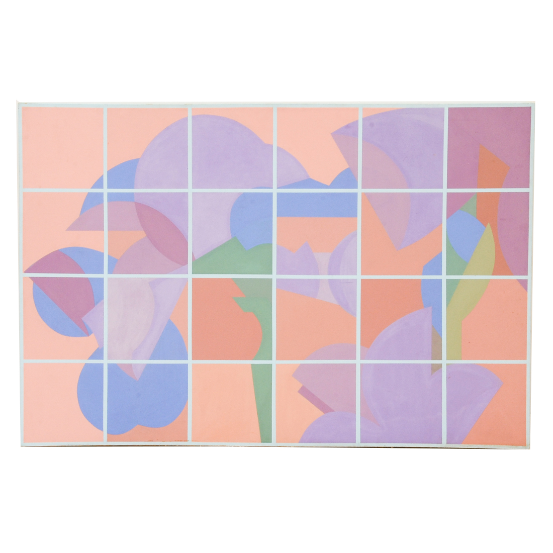 Diane LaTorre Original 1973 Large-Scale Oil on Canvas "Iris"