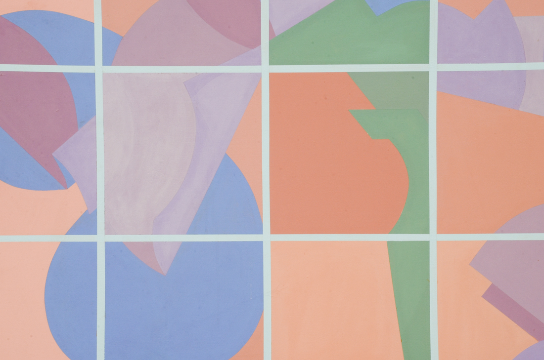 Diane LaTorre Original 1973 Large-Scale Oil on Canvas "Iris"