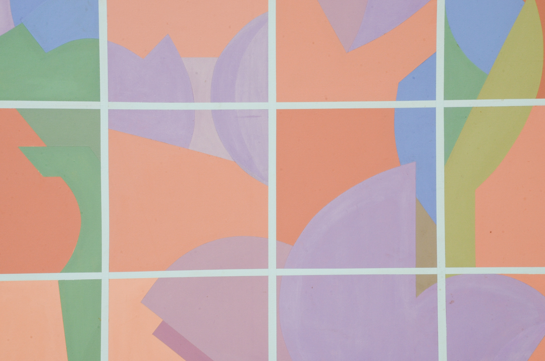 Diane LaTorre Original 1973 Large-Scale Oil on Canvas "Iris"