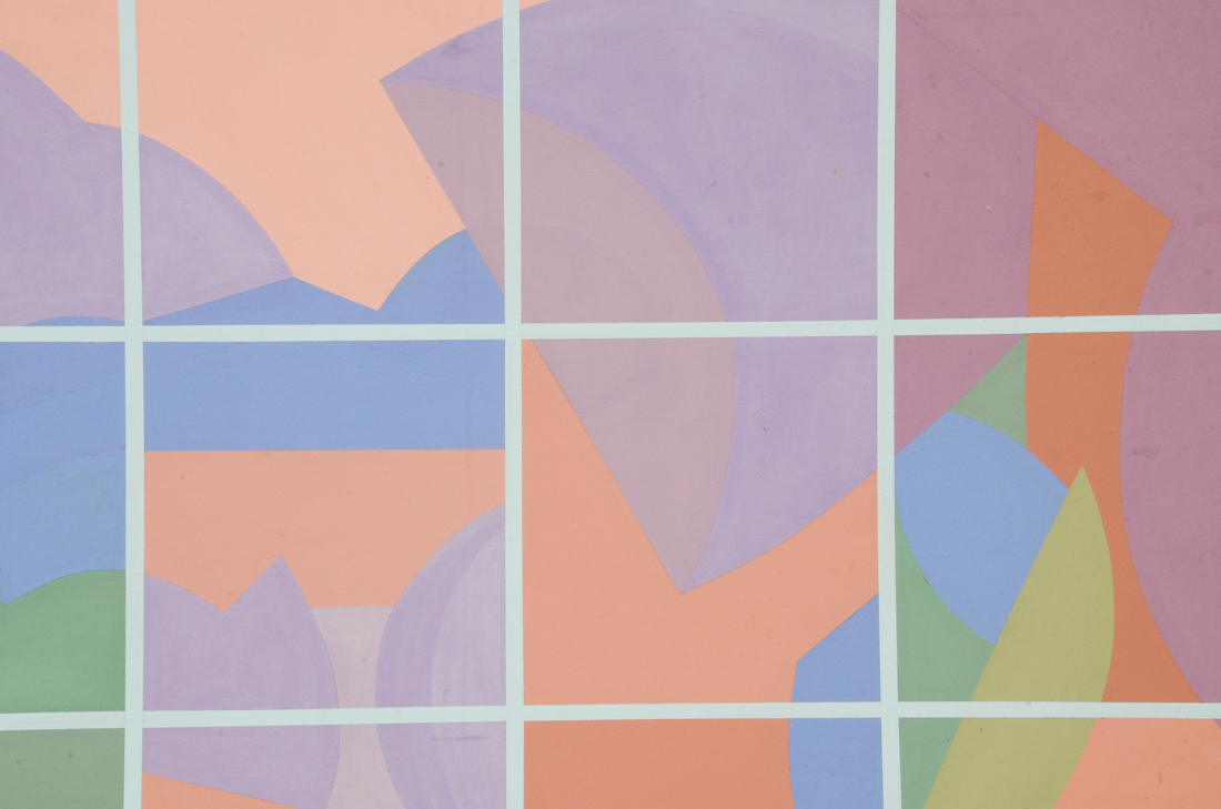 Diane LaTorre Original 1973 Large-Scale Oil on Canvas "Iris"