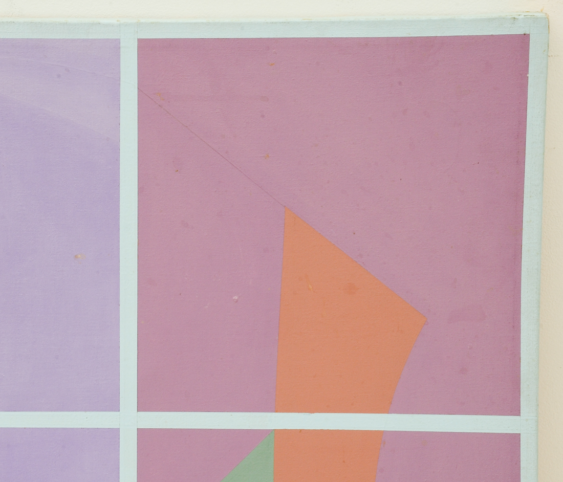 Diane LaTorre Original 1973 Large-Scale Oil on Canvas "Iris"