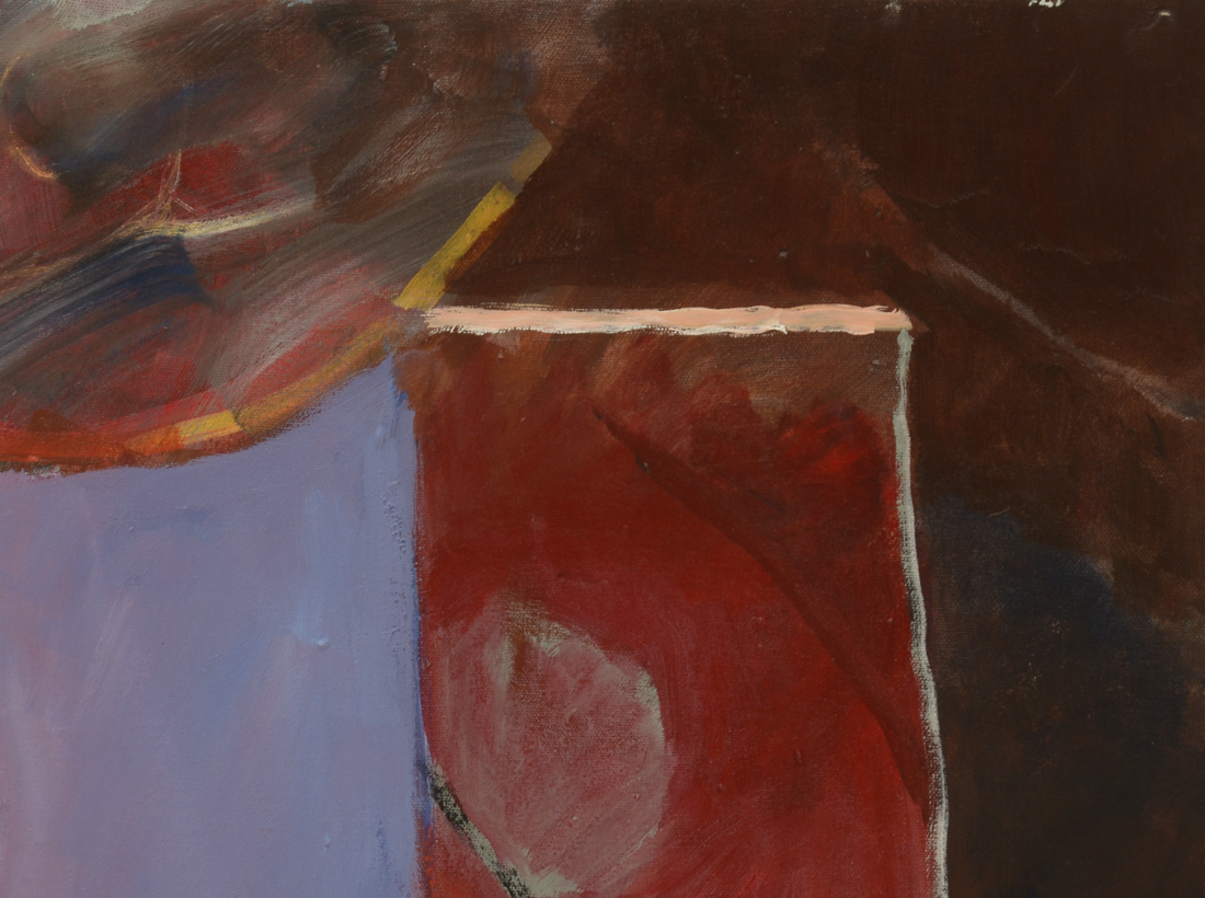 Fran Watson Original Large-Scale Acrylic on Canvas "Interior with a View"