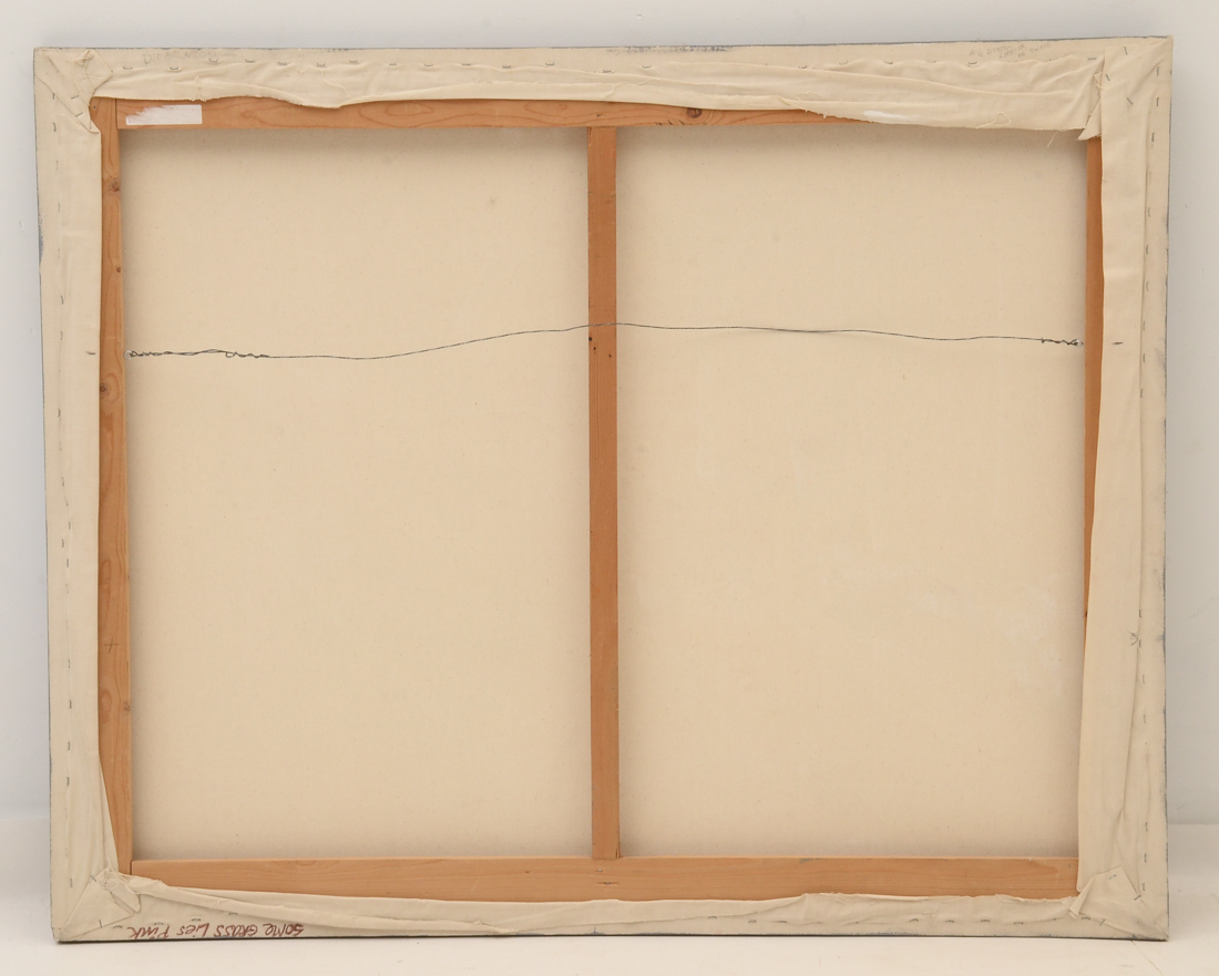 Fran Watson Acrylic on Canvas "Some Grass Lies Pink"