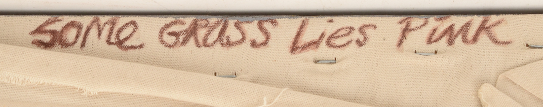 Fran Watson Acrylic on Canvas "Some Grass Lies Pink"