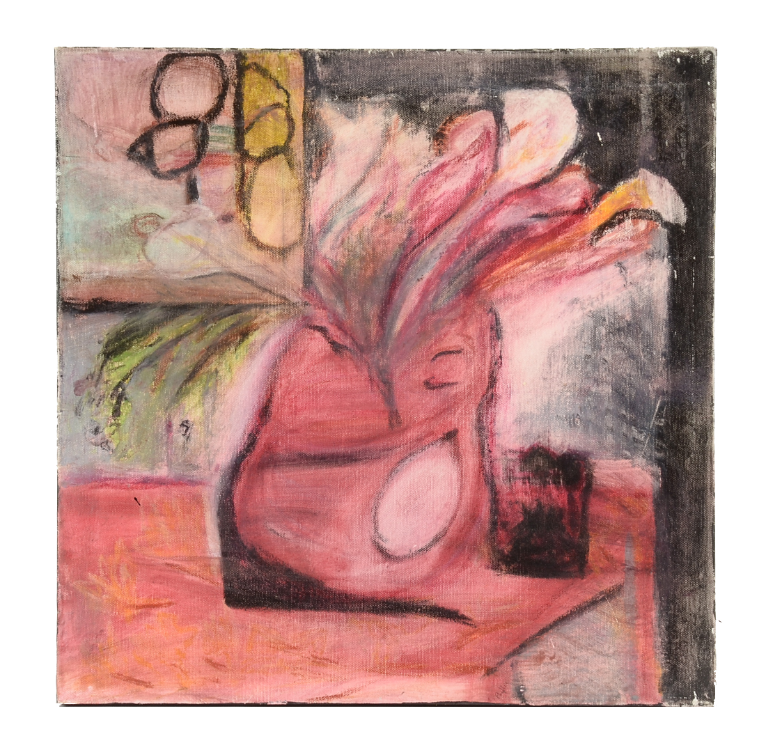 Phyllis Rinaldi Original Mixed Media on Canvas "Still Life in the Studio"