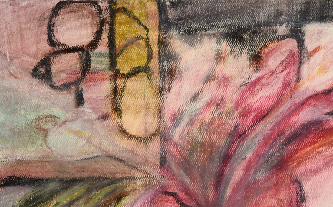 Phyllis Rinaldi Original Mixed Media on Canvas "Still Life in the Studio"