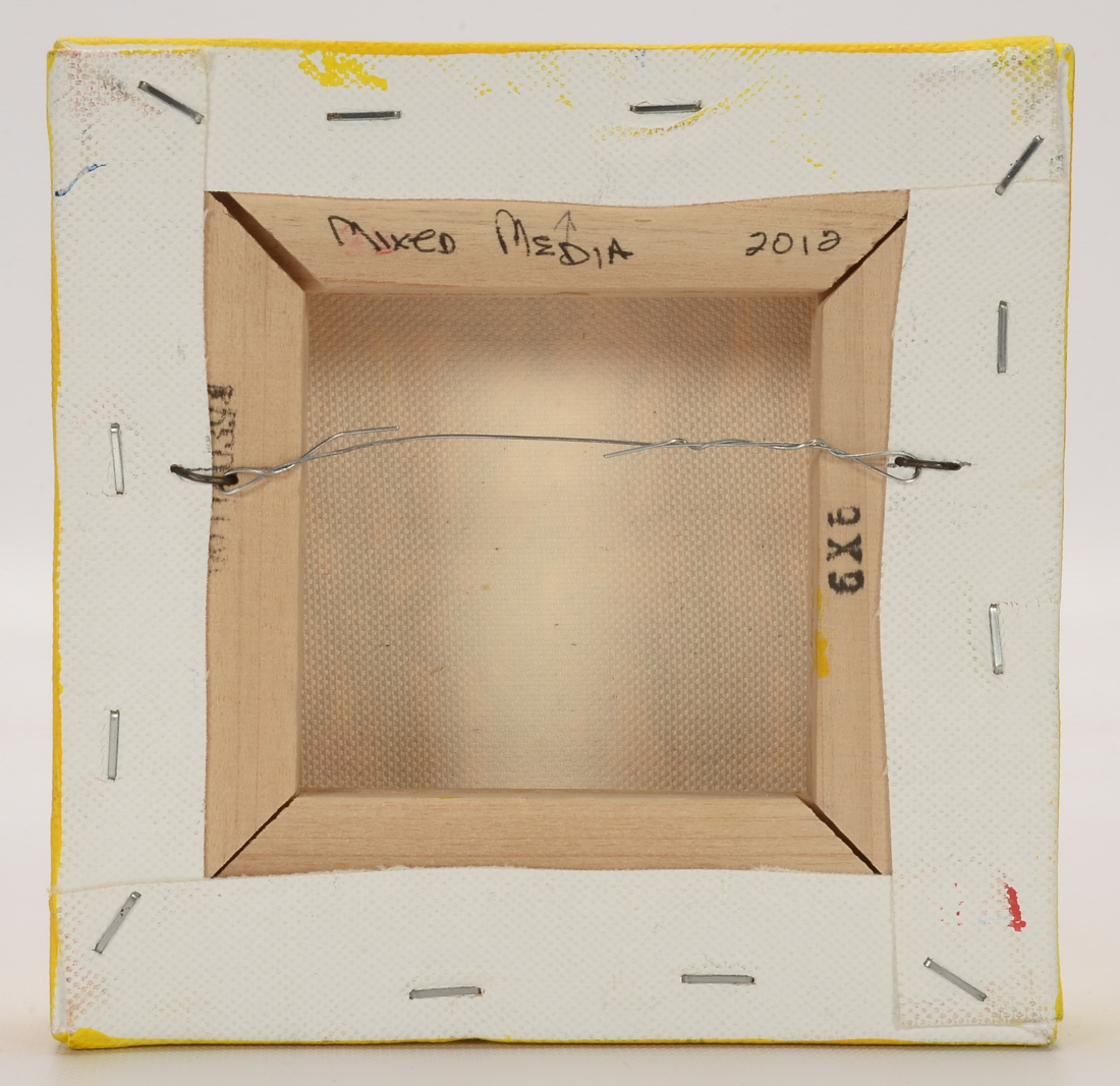 Pair of Phyllis Rinaldi Original Mixed Media Paintings on Canvas