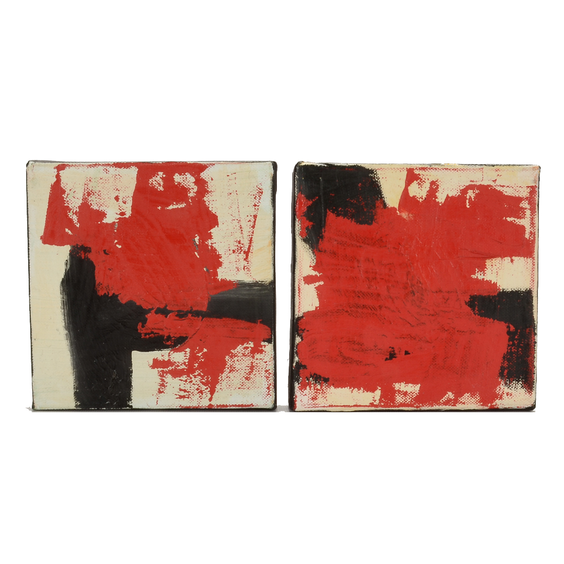 Pair of Phyllis Rinaldi Original Acrylic Paintings on Canvas